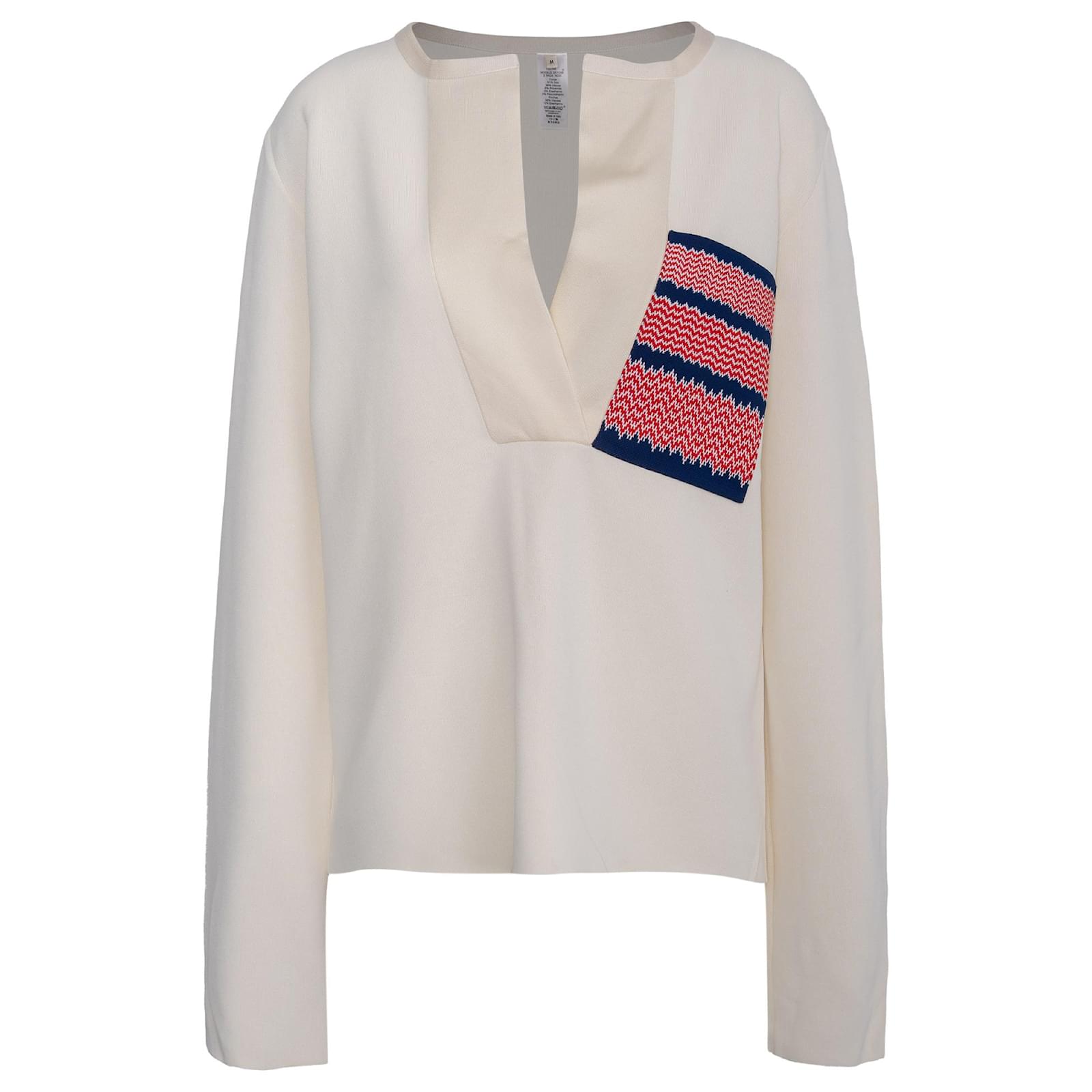 Céline Celine V-Neck Jumper Brown Beige Silk Joli Closet