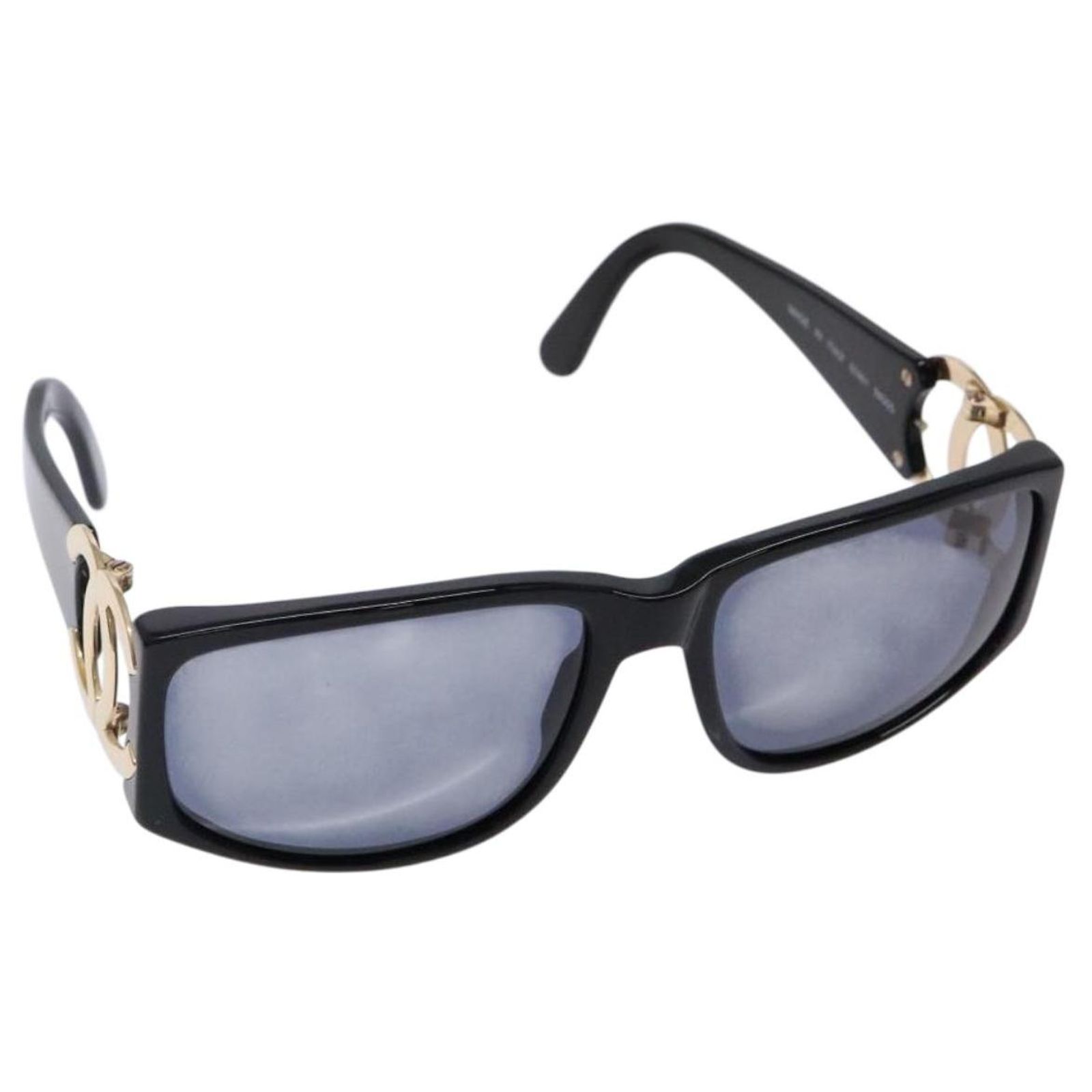 CHANEL Sunglasses plastic Black CC Auth yk19444 CHANEL Sunglasses plastic Black CC Auth yk19444 ref.2514953  main image 2