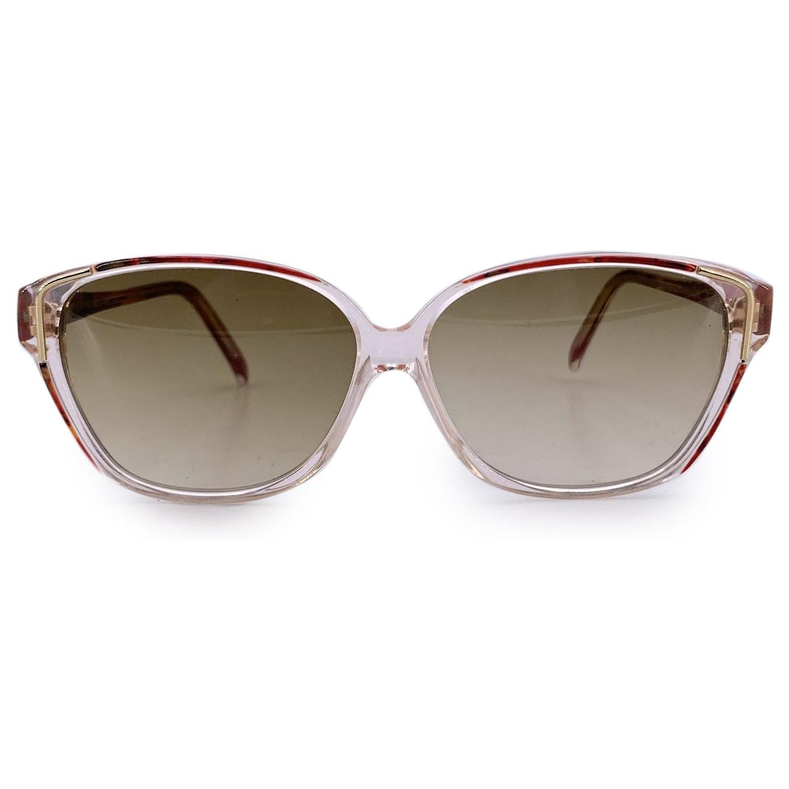 Givenchy Vintage Plastic Sunglasses Brown ref.2517320 - Joli  display picture 1