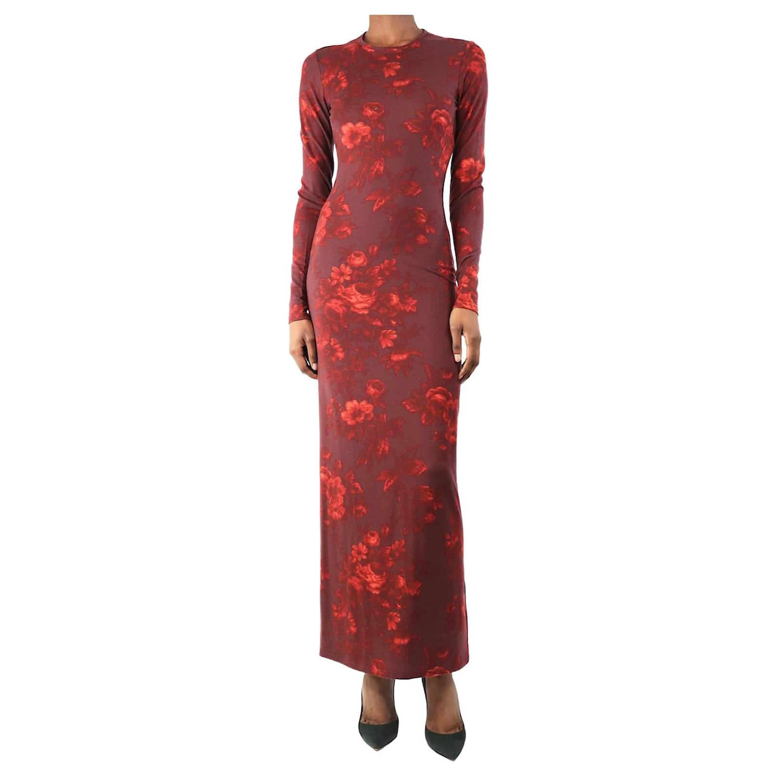Reformation Red Tommie knit maxi dress - size XS Tencel ref.2518246 - Joli  Closet