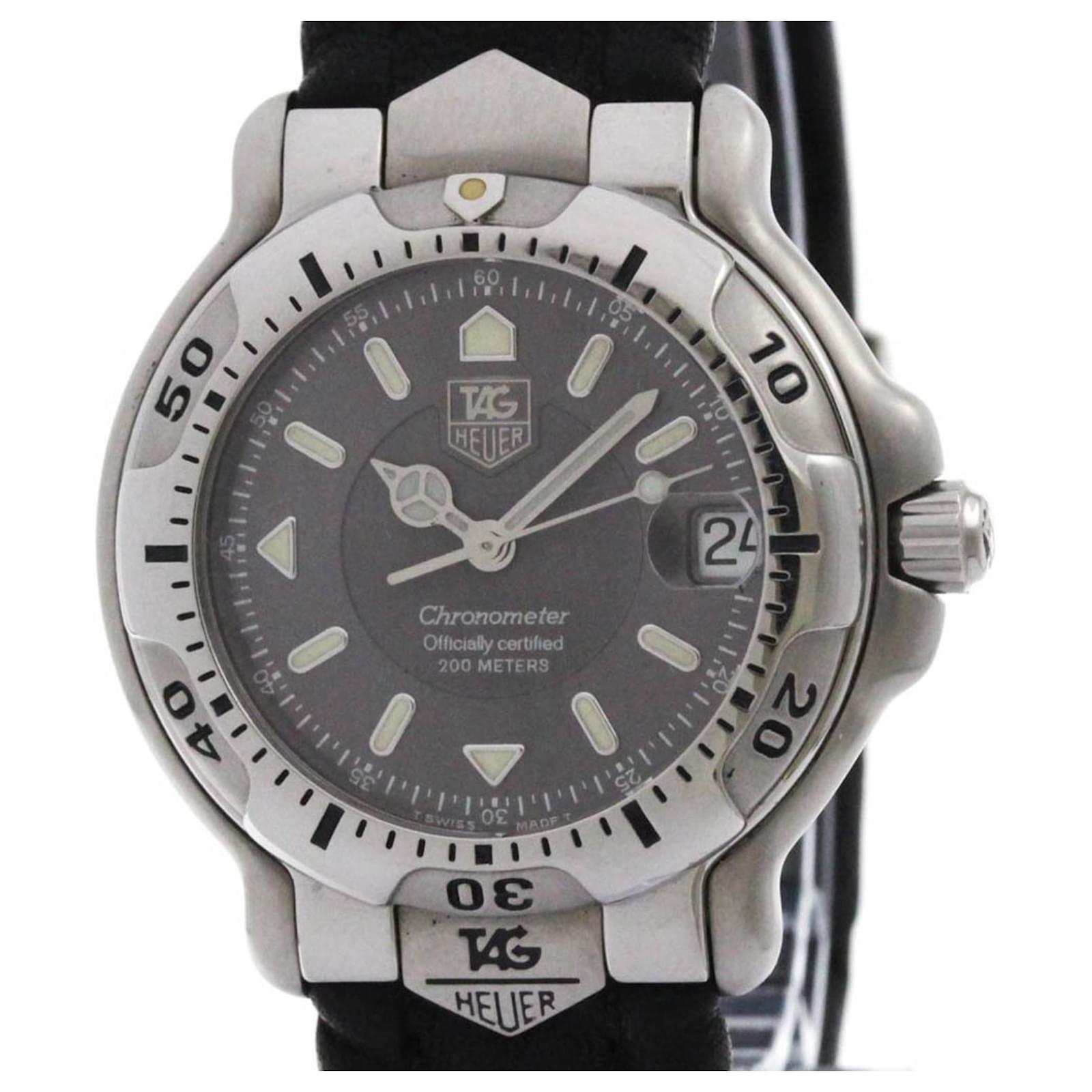 TAG HEUER 6000 Chronometer Automatik-Uhr aus Stahl WH5212 ref