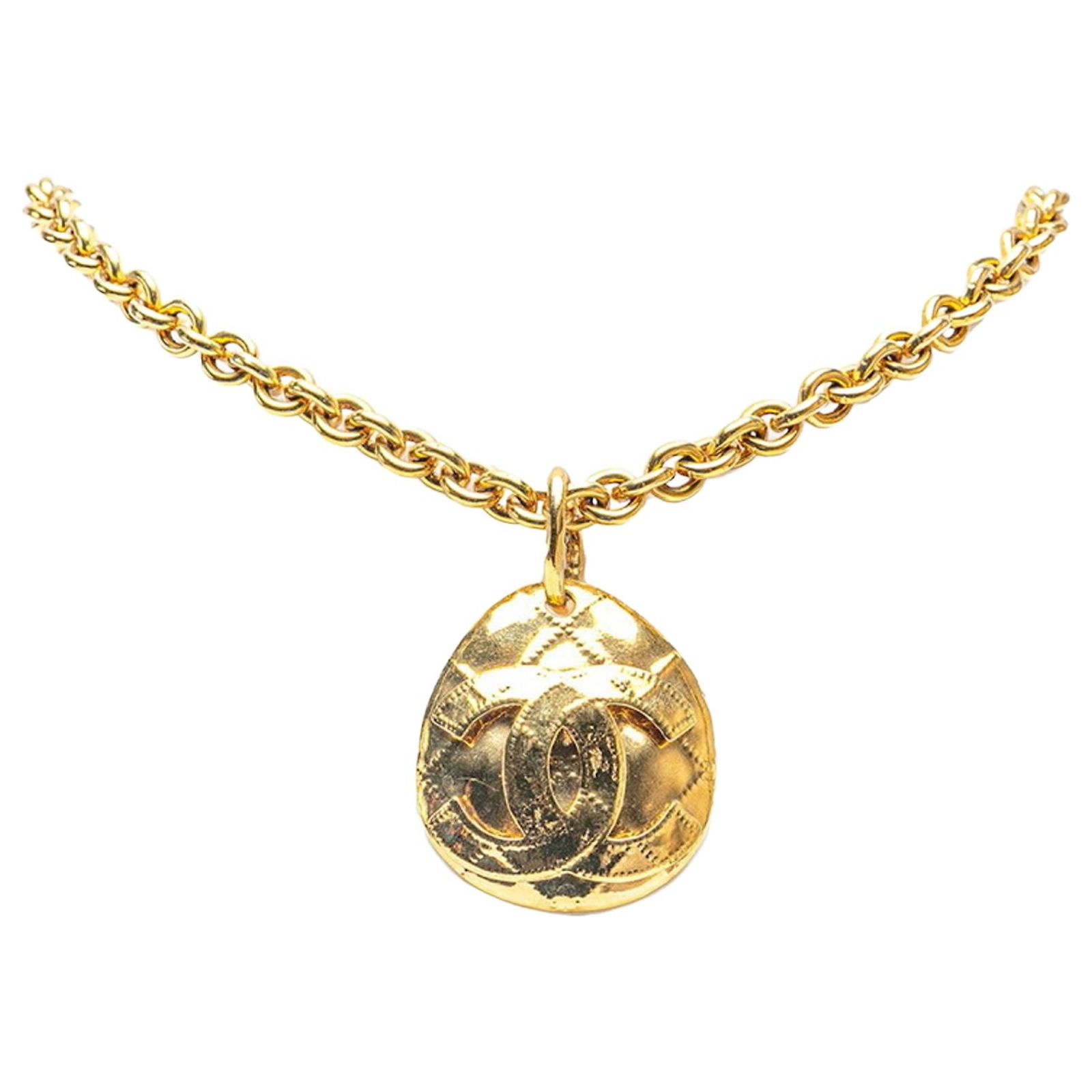 Collier Vintage En Or Plaqué - Style Rétro Et Élégant - Parfait Pour Un Look Chic
