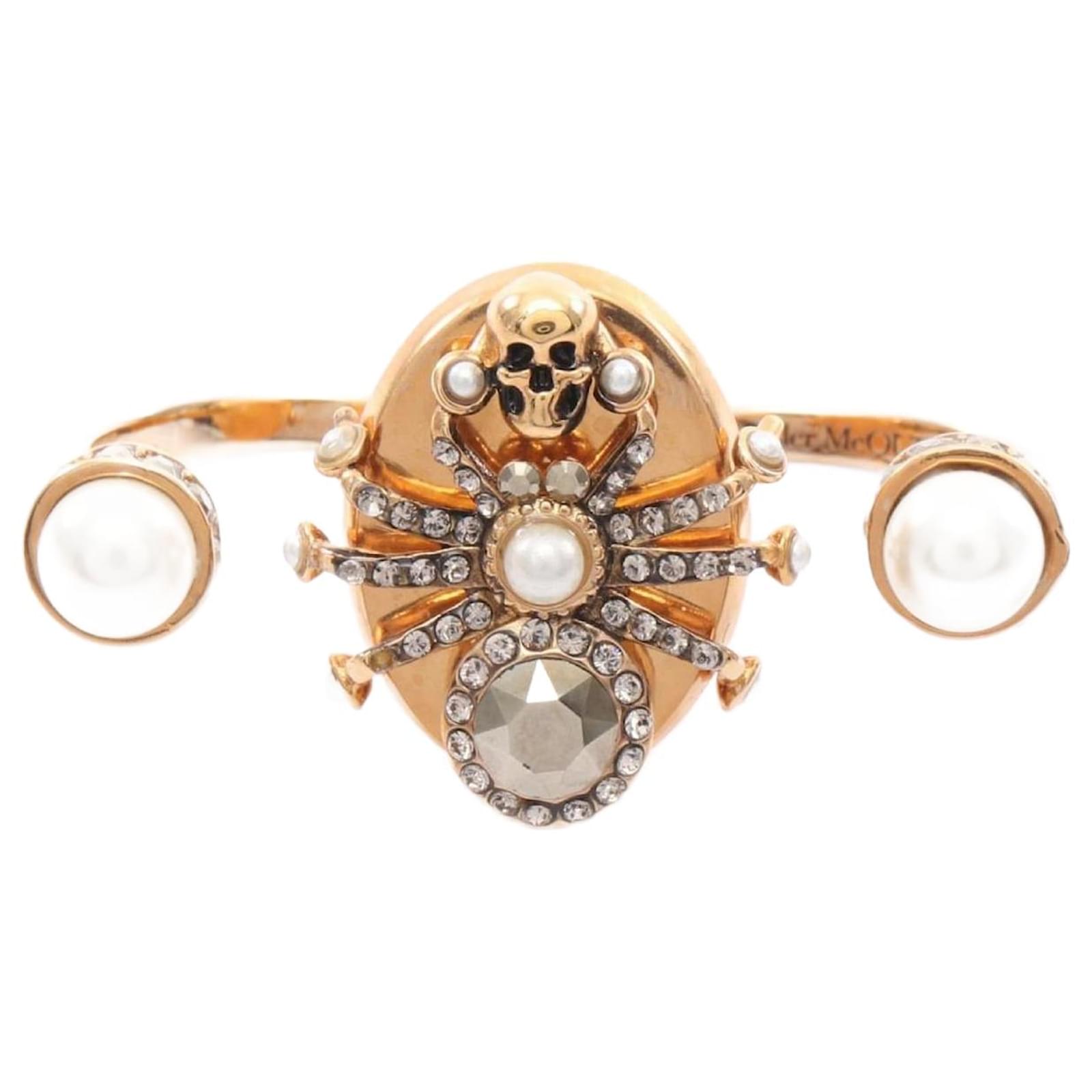 Alexander McQueen Spider Ring Golden Gold-plated ref.JC2523165