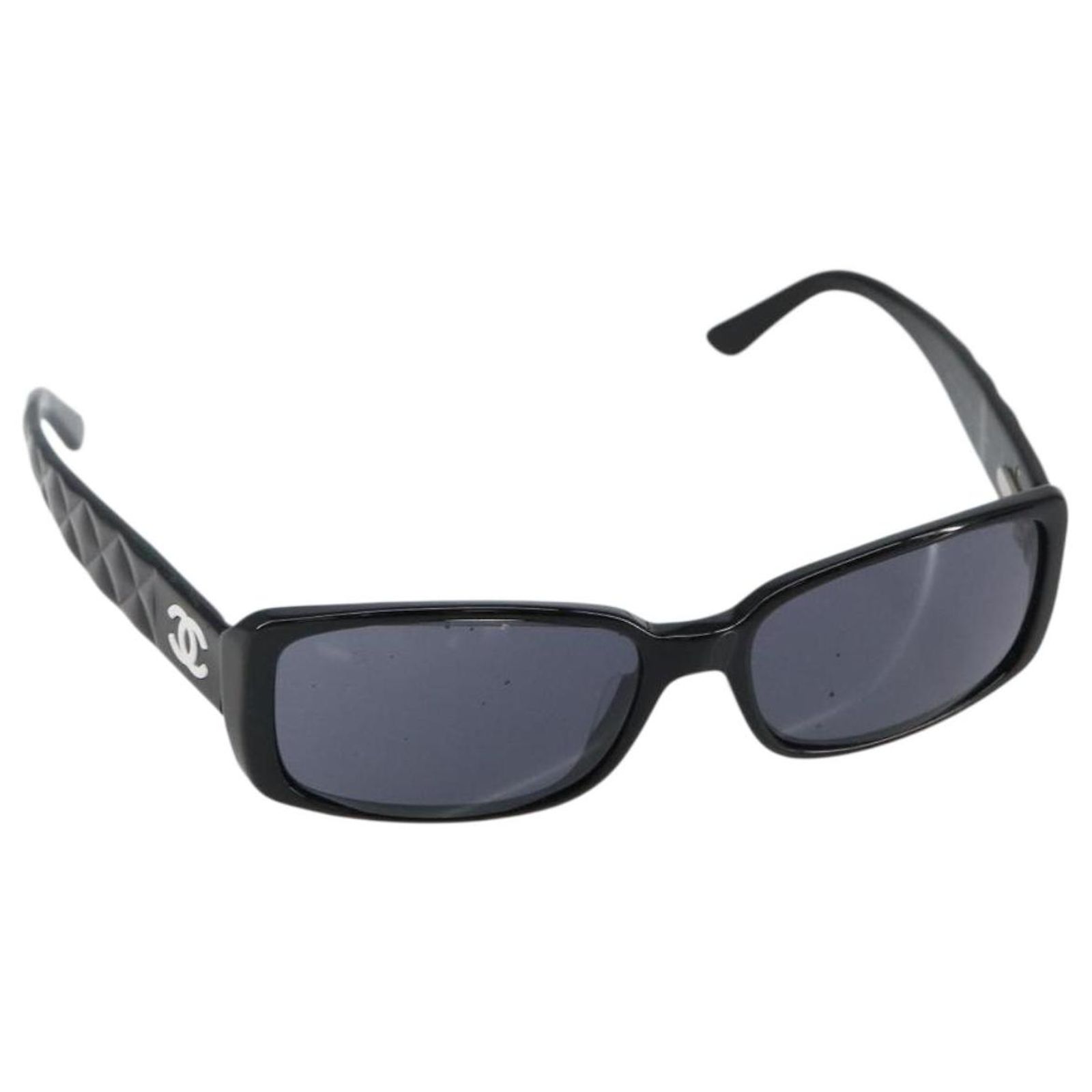 CHANEL Sunglasses plastic Black CC Auth bs29155 ref.2524155 