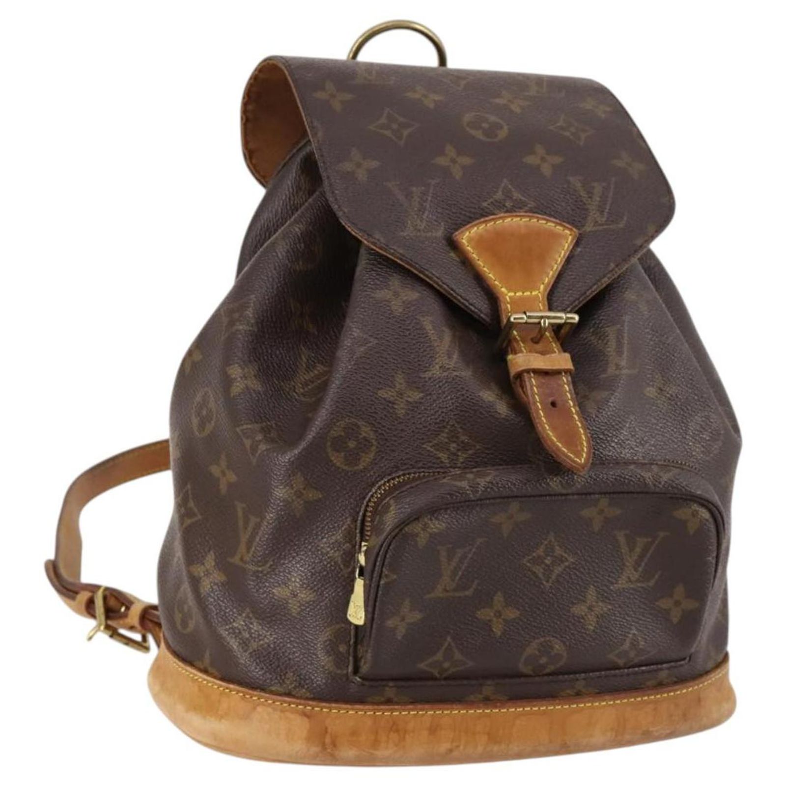 LOUIS VUITTON Monogram Montsouris MM Backpack M51136 LV Auth ac1632 Auth LOUIS VUITTON Monogram Montsouris MM Backpack M51136  main image 3