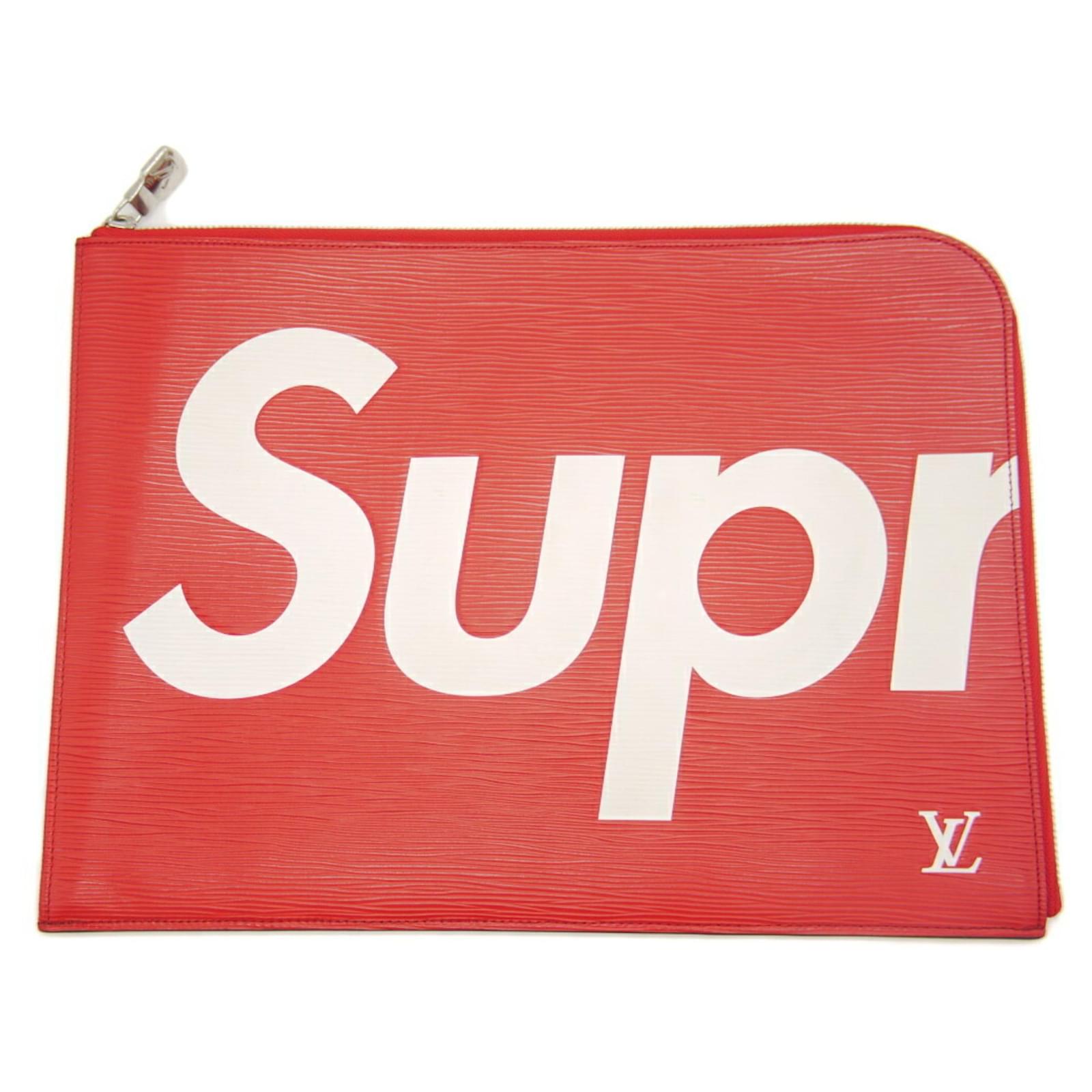 Pochette Jour GM Epi Clutch Bag von Louis Vuitton x Supreme Leder