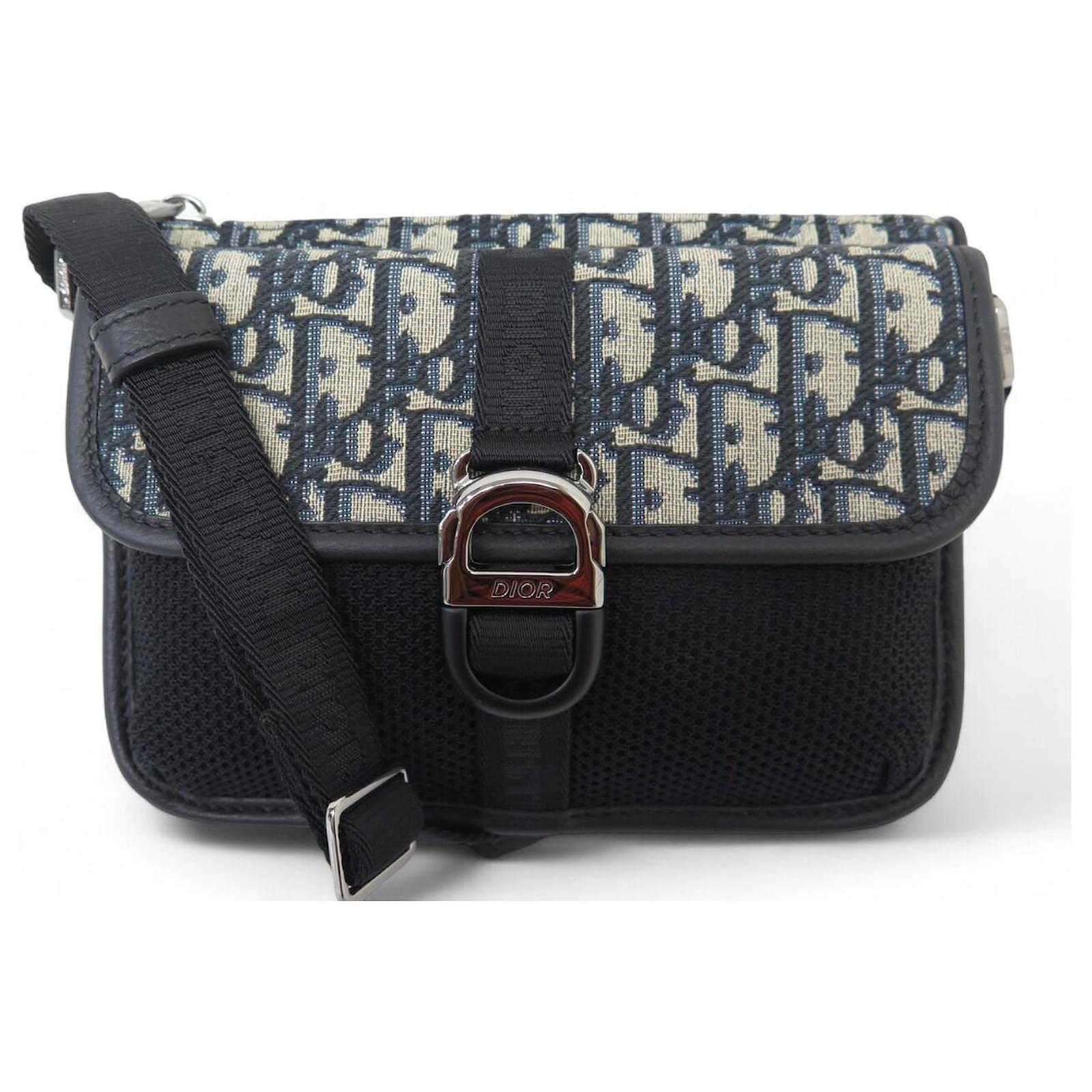 バッグ(Dior) NEW DIOR 8 JACQUARD OBLIQUE MINI CROSSBODY BAG 1EIPO312YKY Navy