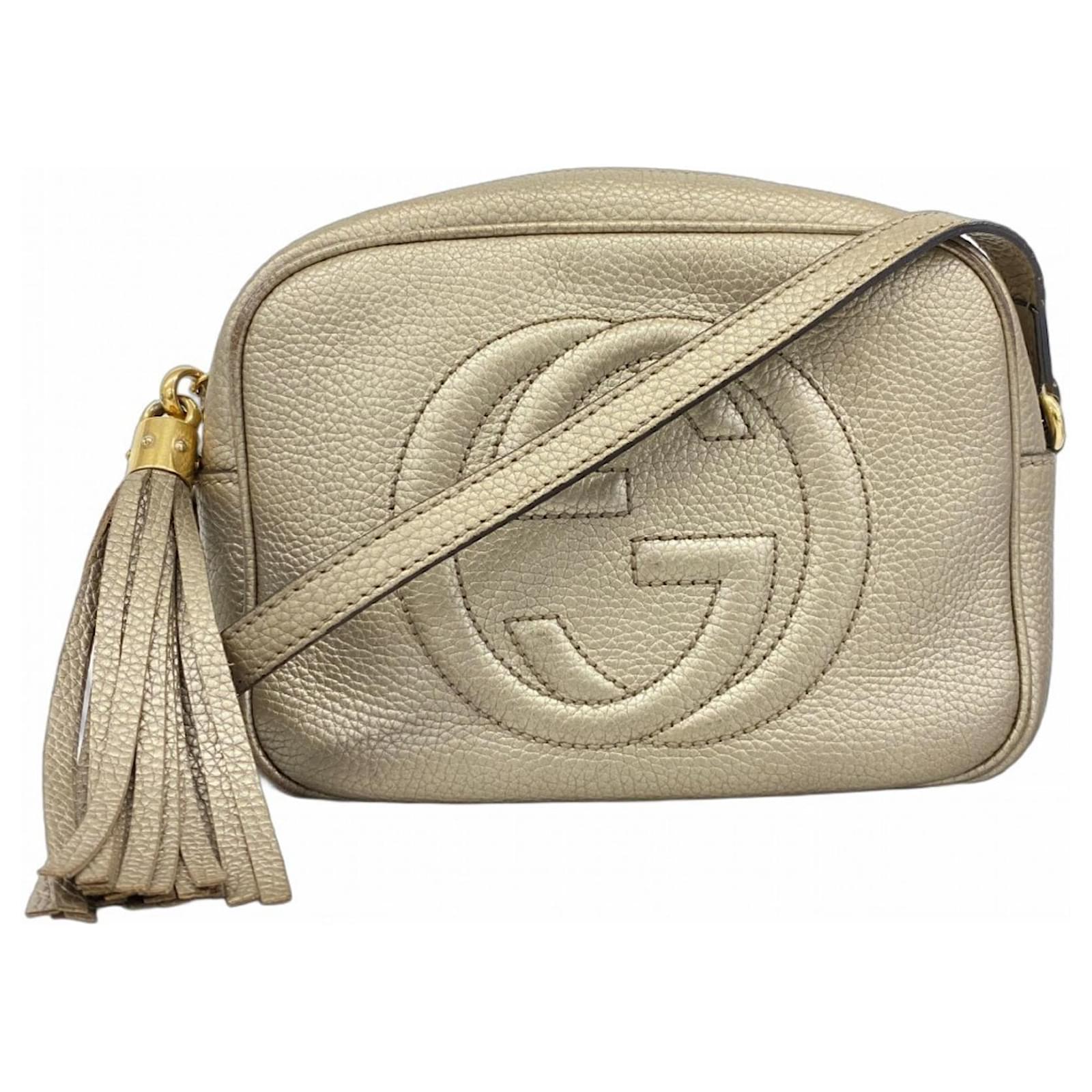 Gucci Soho Shoulder Bag Golden Leather Joli Closet