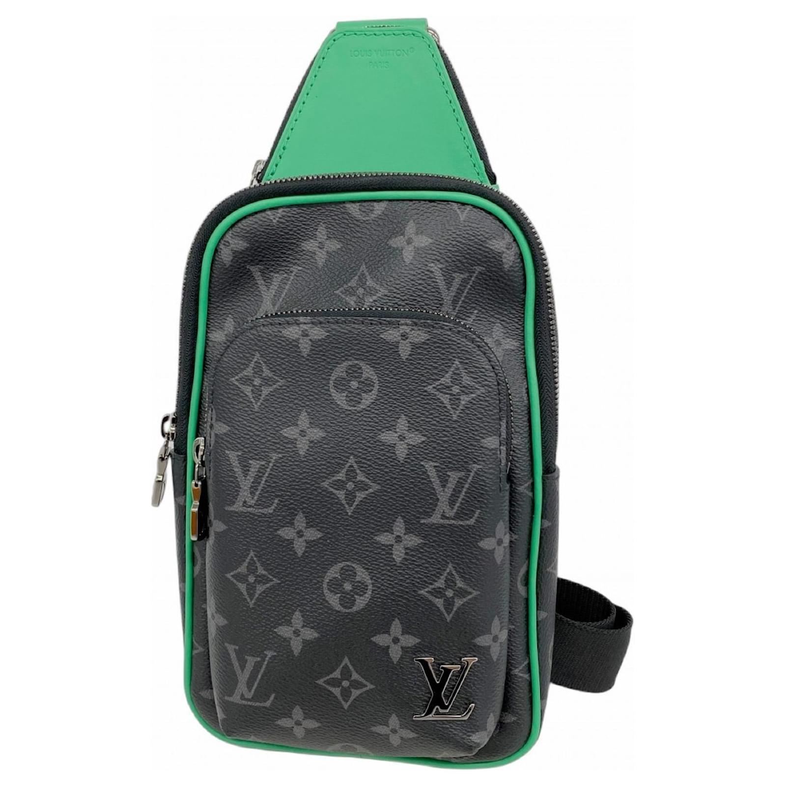 Louis Vuitton Monogram Eclipse Avenue Sling Bag PM Green ref