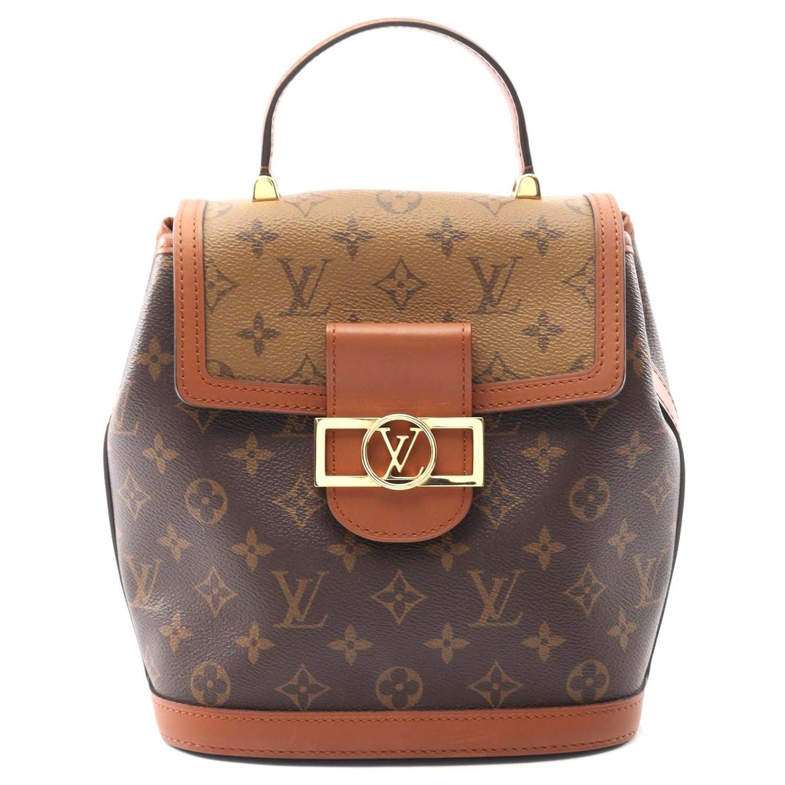 Louis Vuitton Dauphine Backpack Monogram Brown Cloth ref  display picture 2
