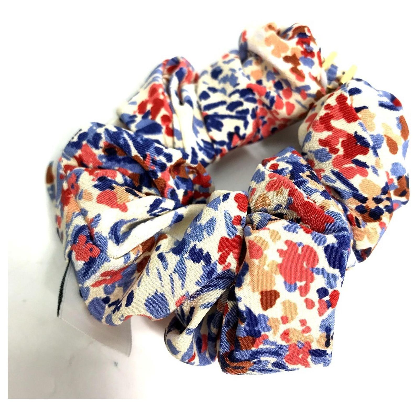 CELINE Triomphe Hair Accessory, Silk Scrunchie, Women\'s, Red Celine CELINE Triomphe Logo Hair Accessory, Silk Scrunchie  main image 3