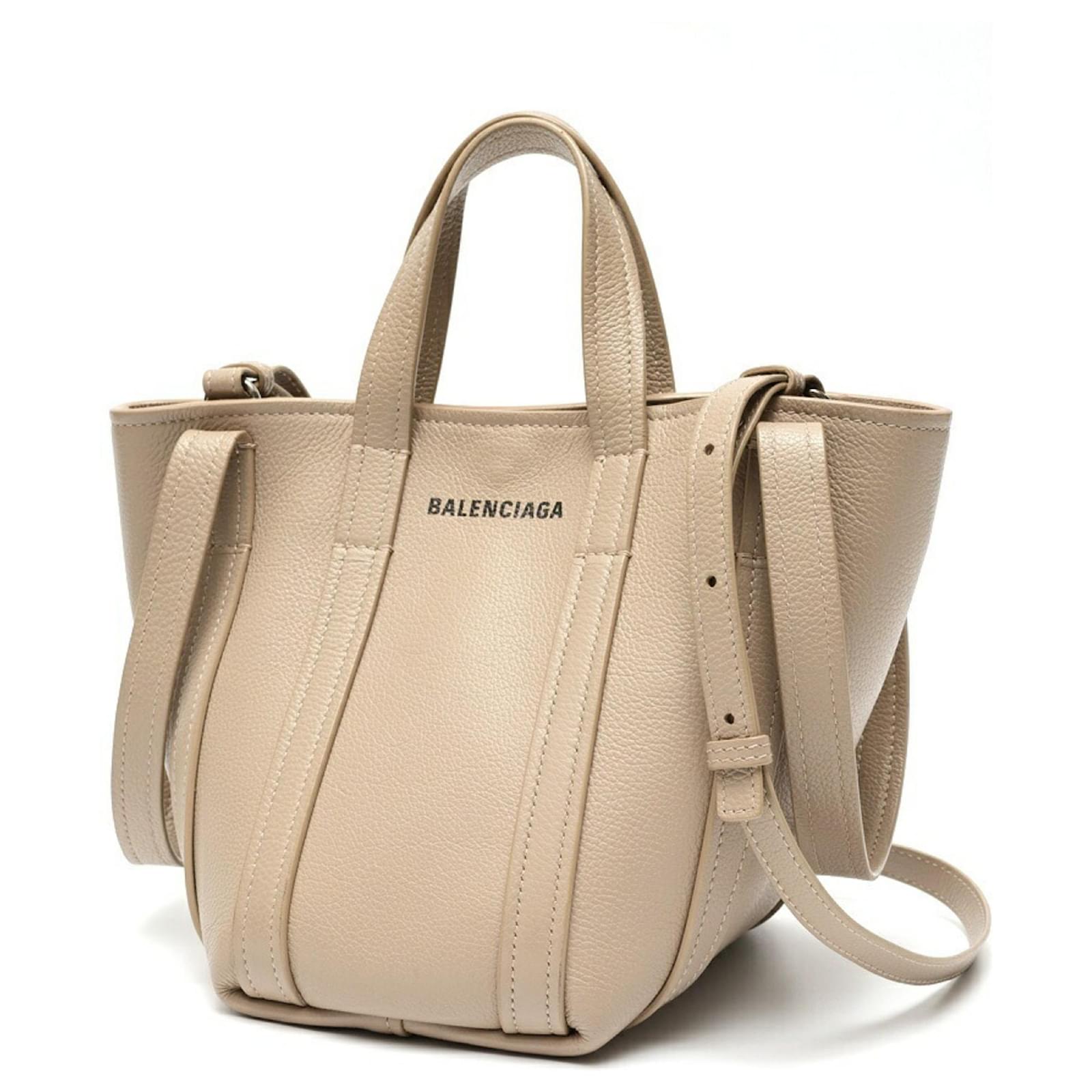 Balenciaga Everyday XS North South Shoulder Tote Bag Grey Leather