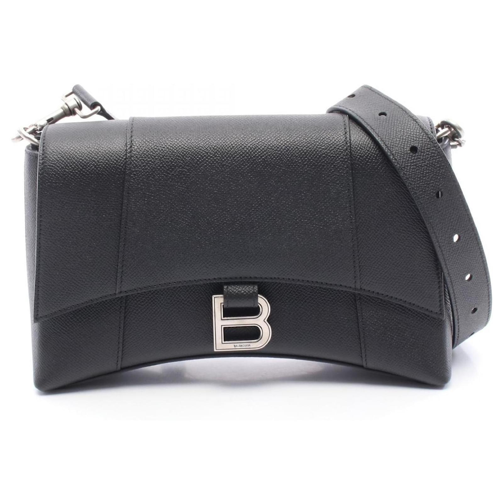 Balenciaga Downtown XS Shoulder Bag Black Leather ref.2530916