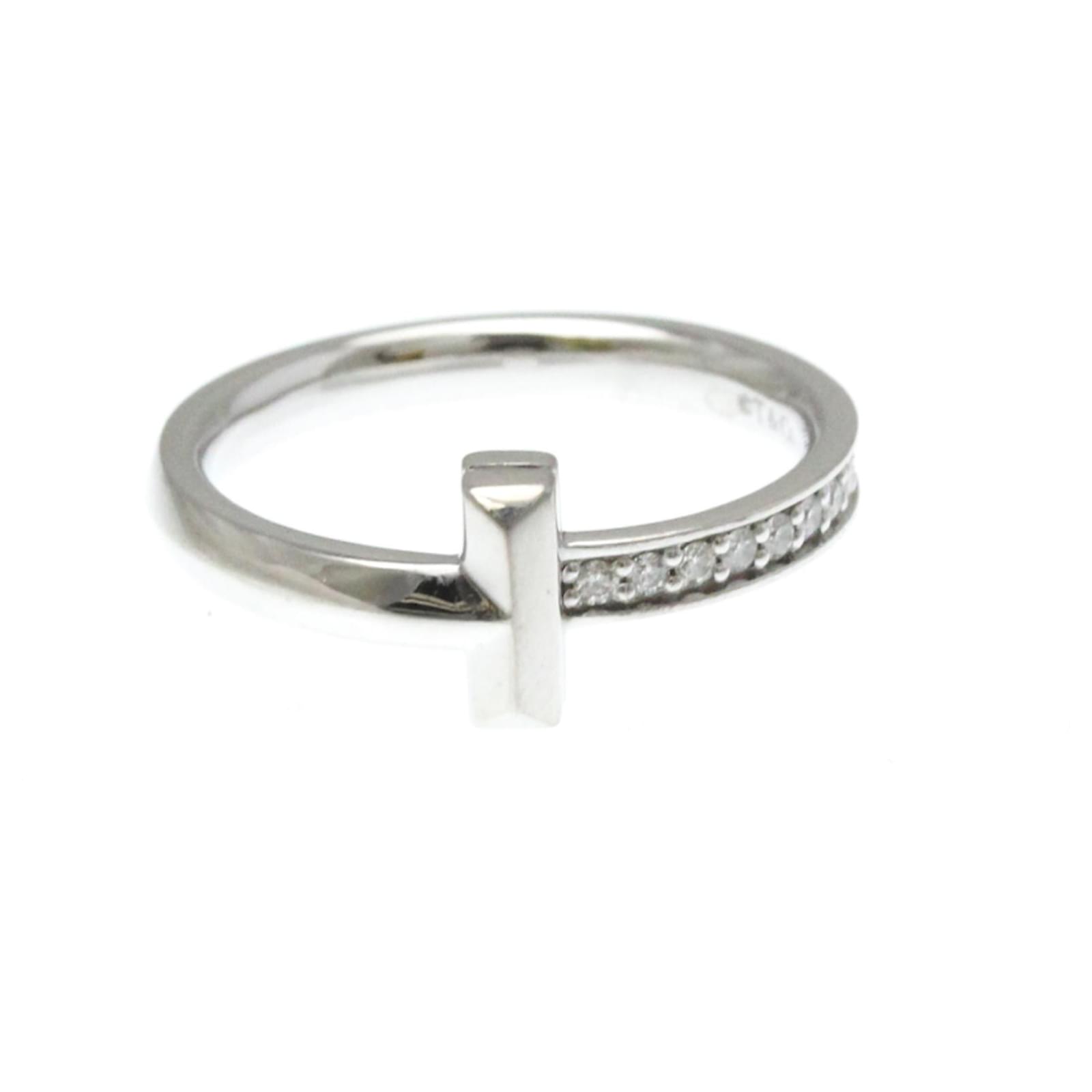 Tiffany Co Tiffany T True Narrow Band Ring Silvery White gold - Main Image