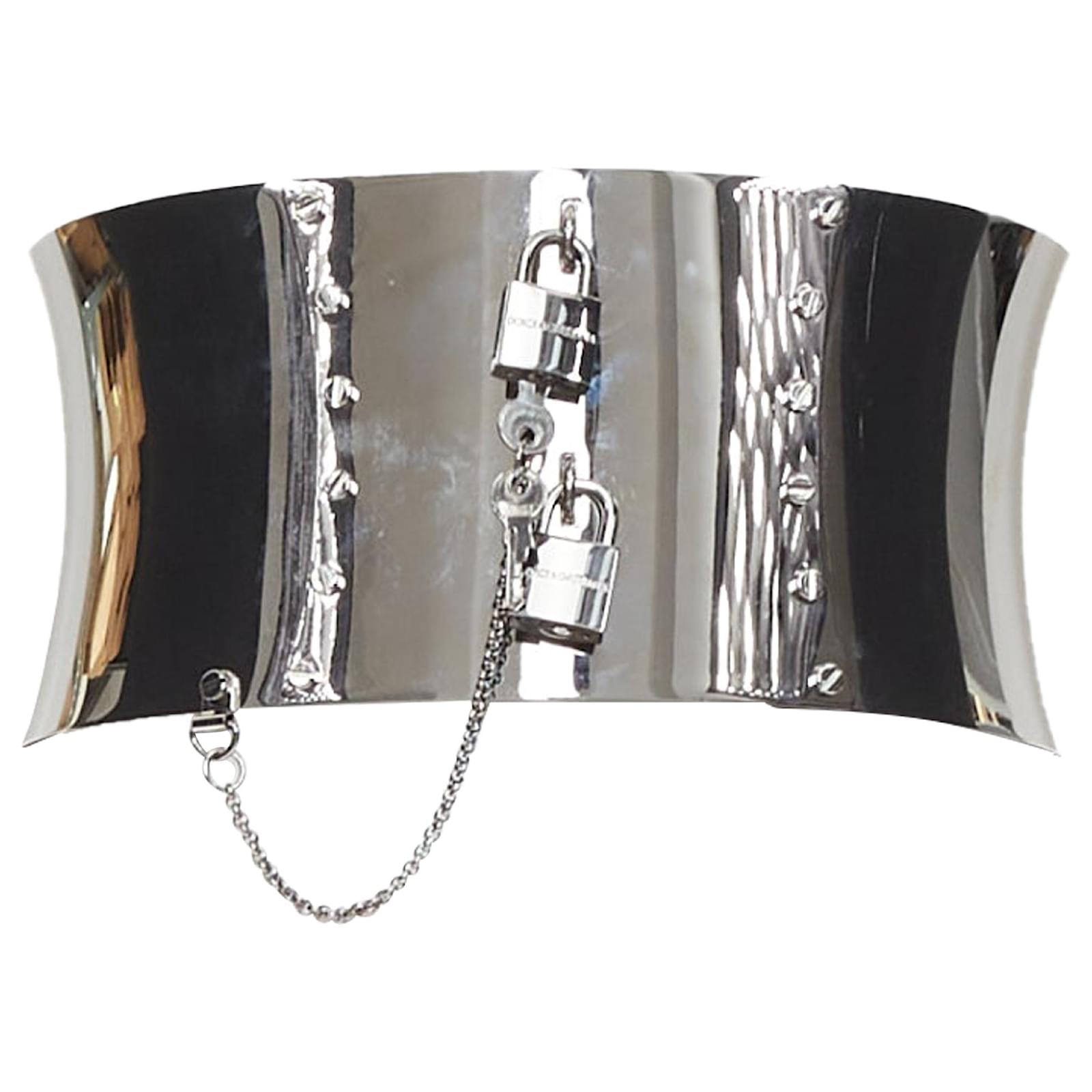 dolce and gabbana metal corset belt