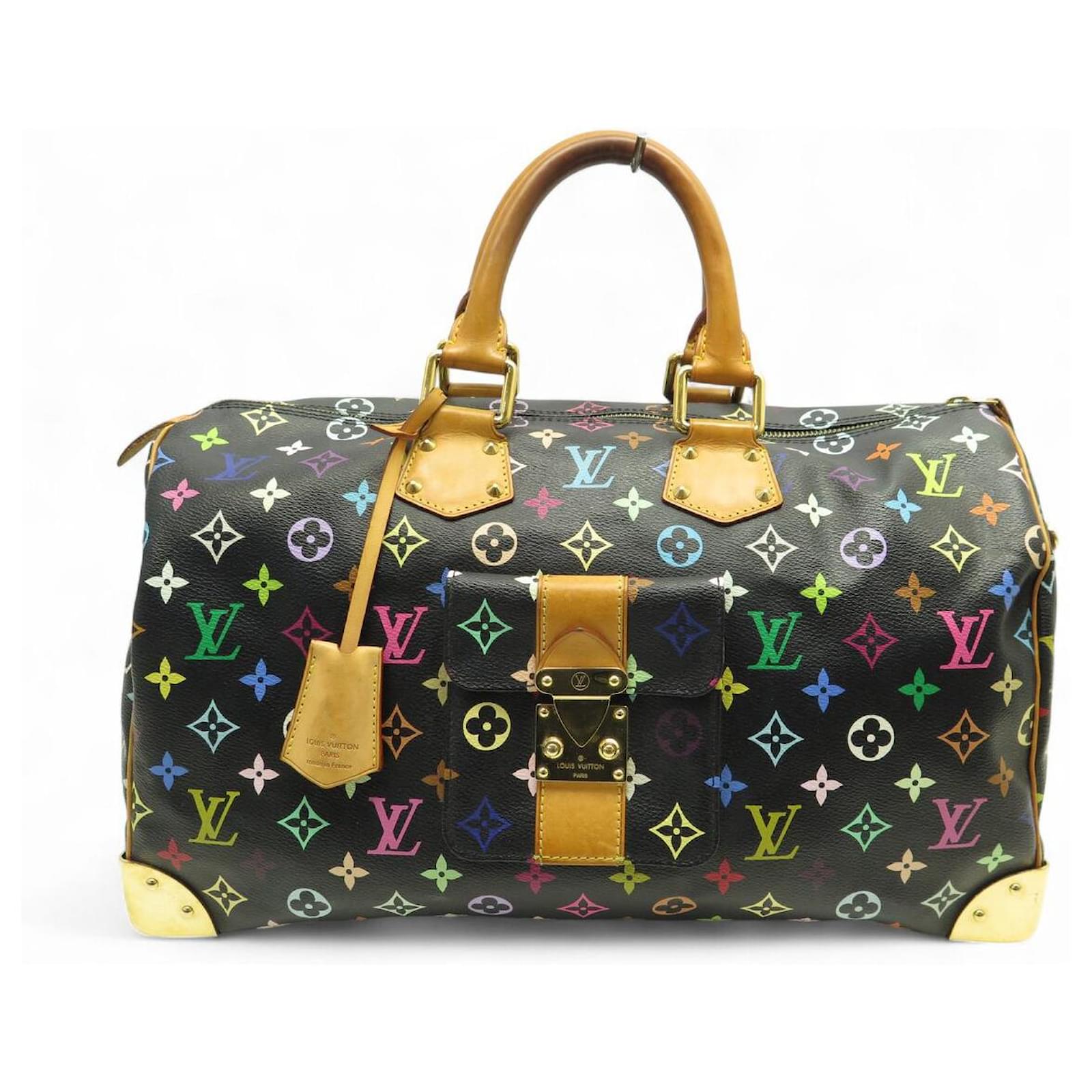 LOUIS VUITTON X MURAKAMI SPEEDY 40 MONOGRAM CANVAS BLACK M93217
