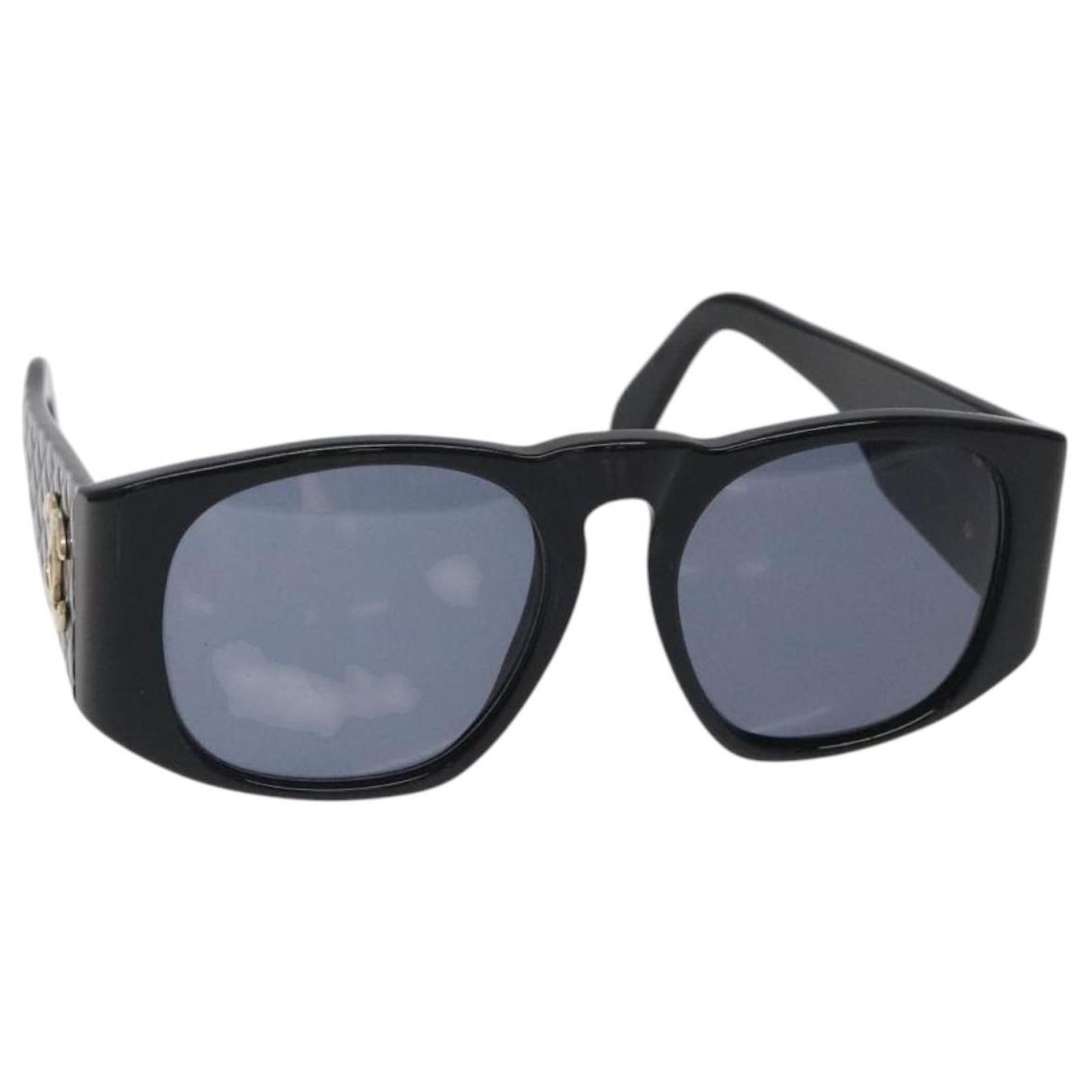 CHANEL Sunglasses plastic Black CC Auth sw482 ref.2537530  display picture 1