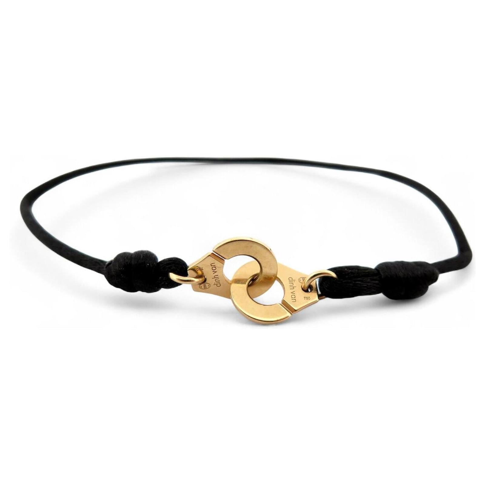 Cord Bracelet R10 Dinh Van Bracelet Dinh Van Menottes R10 14 A