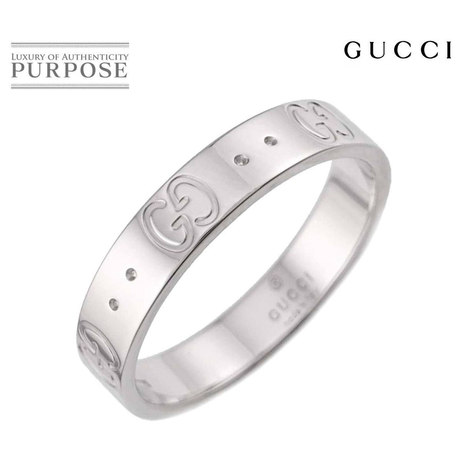Anillo Gucci Icon #15 en oro blanco de 18K ref.JC2540517 (Vendido 
