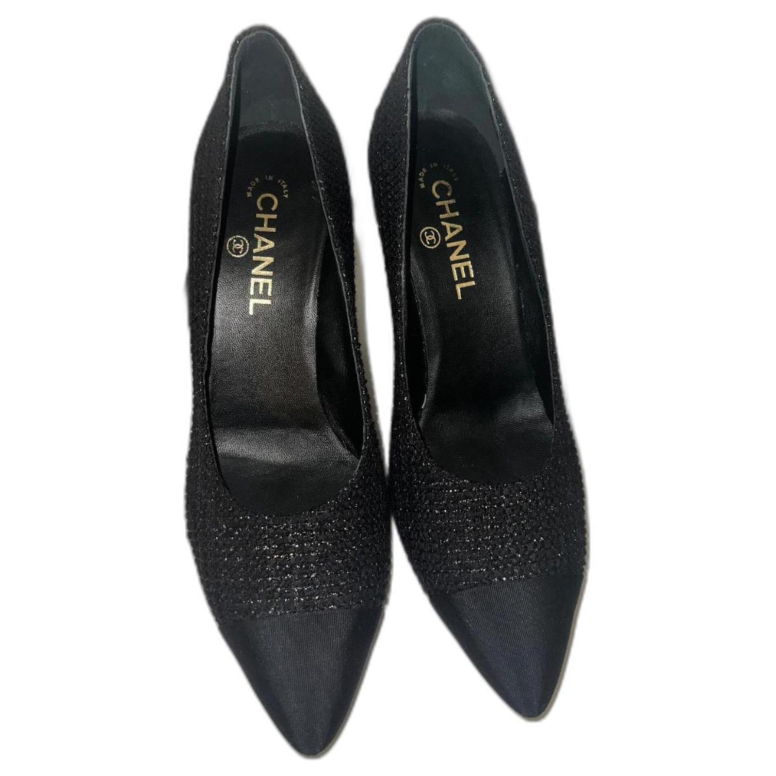 Chanel Tweed and Pearl Shoes — Model G35535Y5407194305 — Size 40