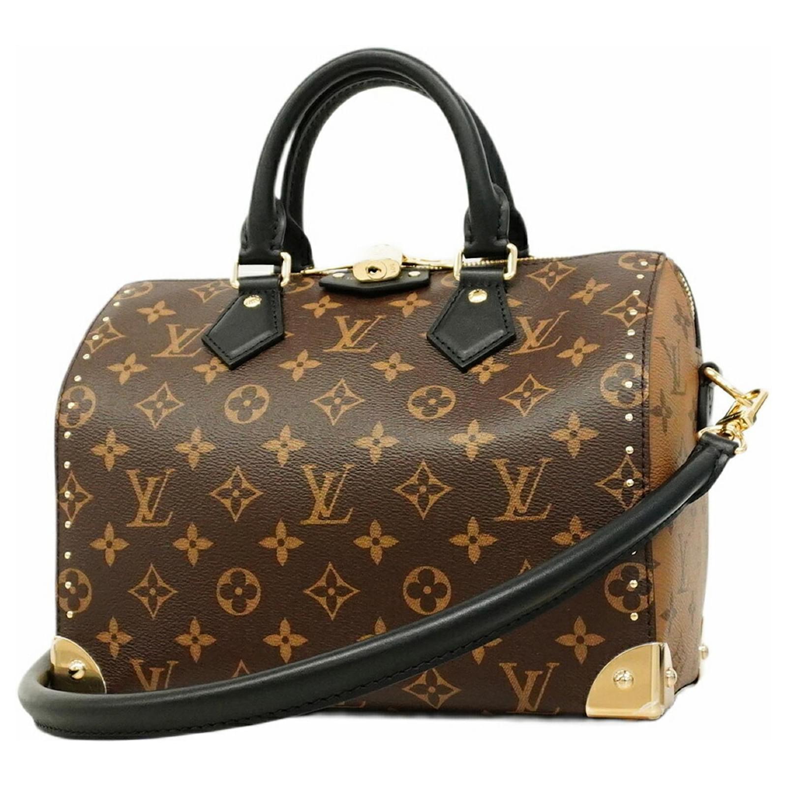 Louis Vuitton Monogram Speedy Trunk 25 Handbag Brown ref.JC2541465