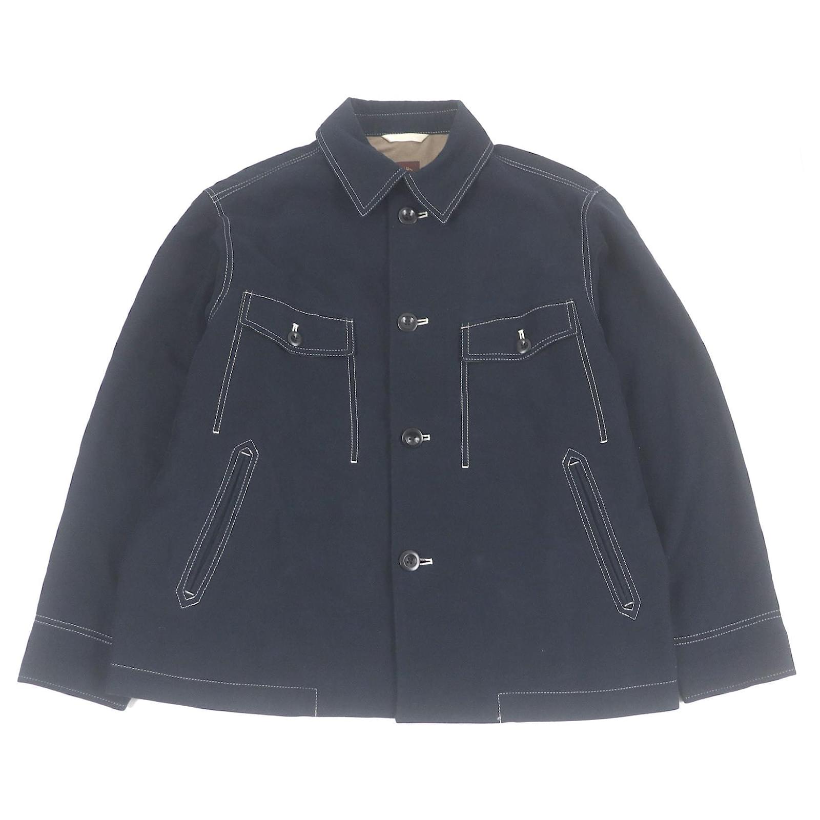 Veste en coton Moleskin de la collection Paul Smith Bleu Bleu