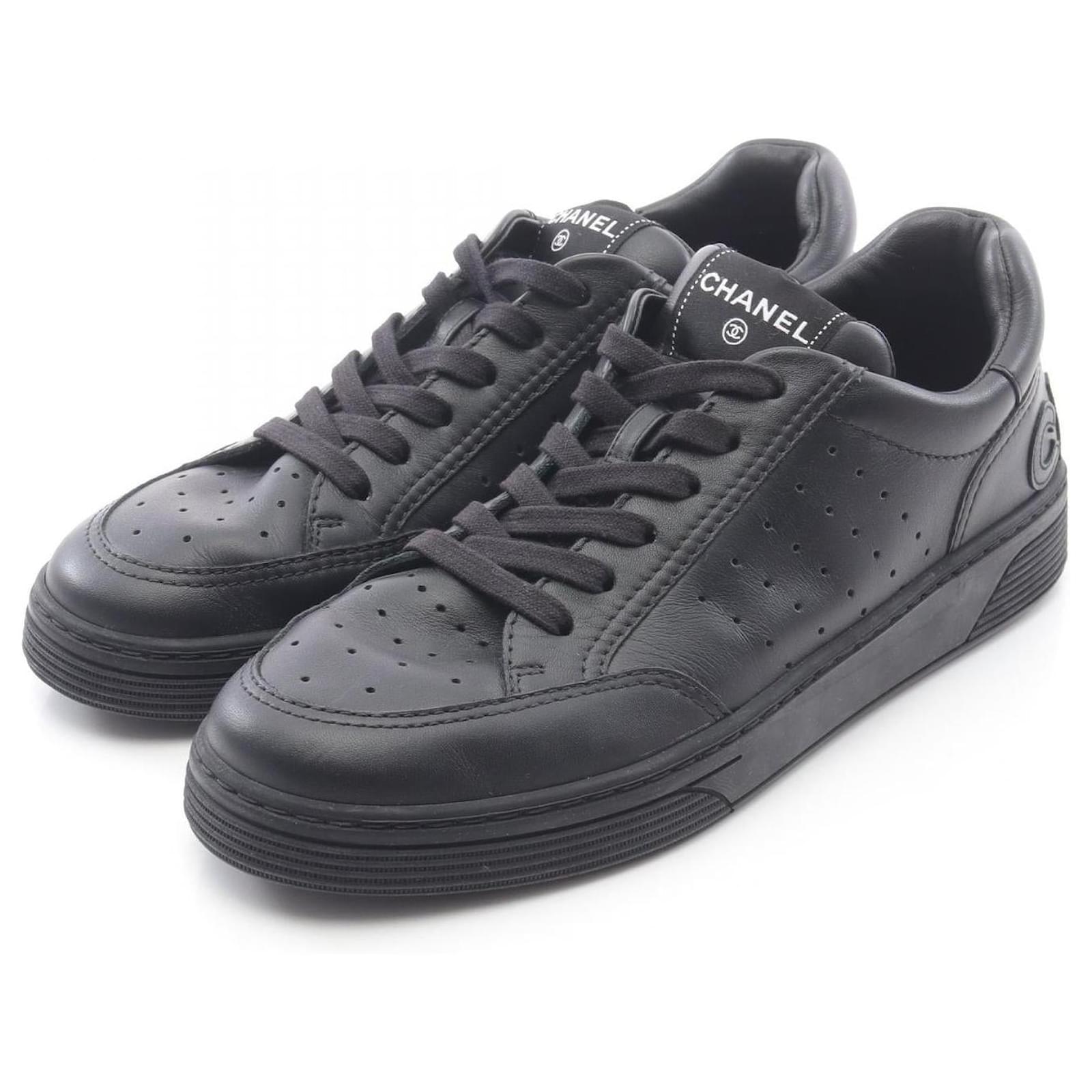 Chanel G36487 Leather Sneakers Black ref.JC2547301 (Sold) - Joli