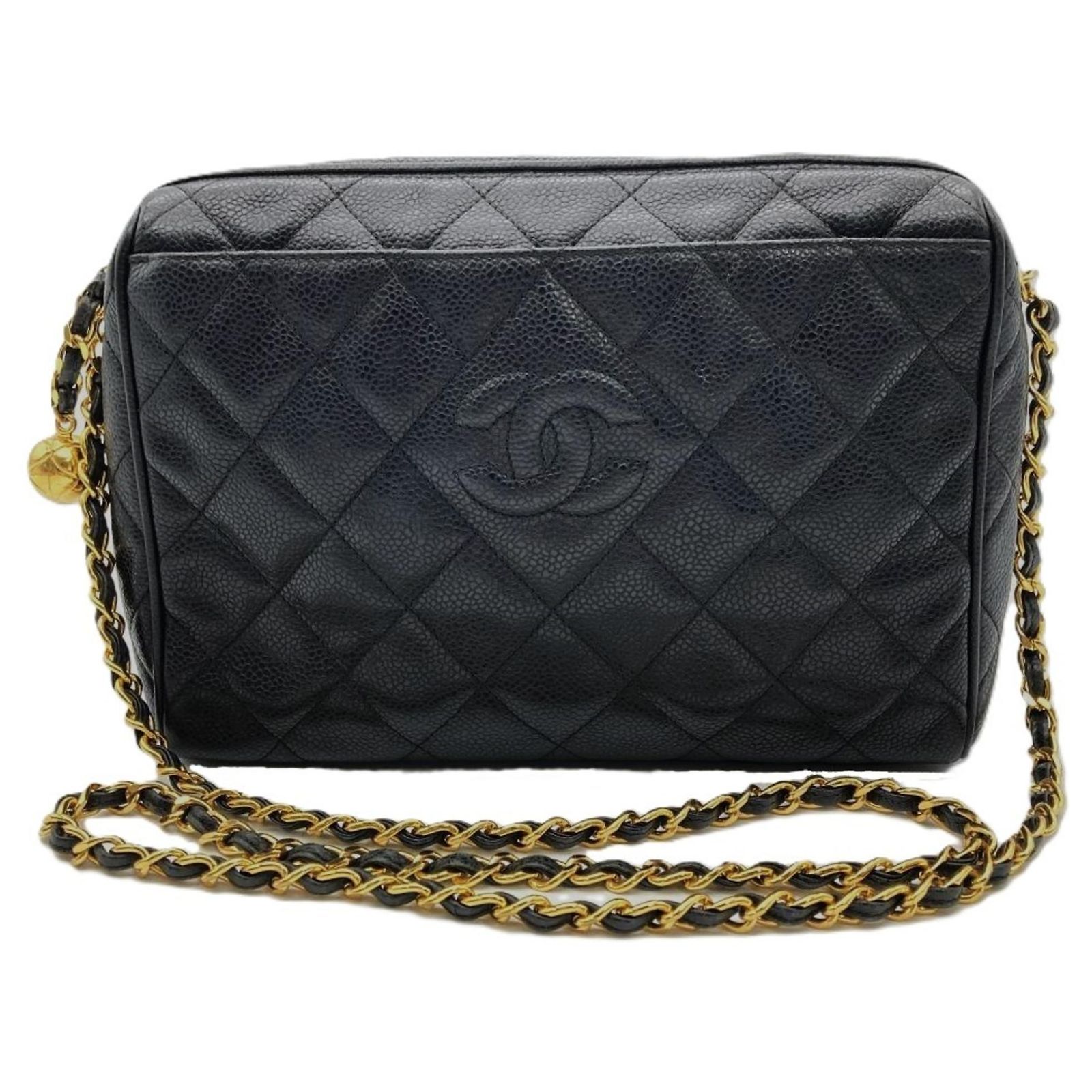 CHANEL Coco Mark Matelasse Chain Shoulder Bag Black ref.2553522 - Joli ...