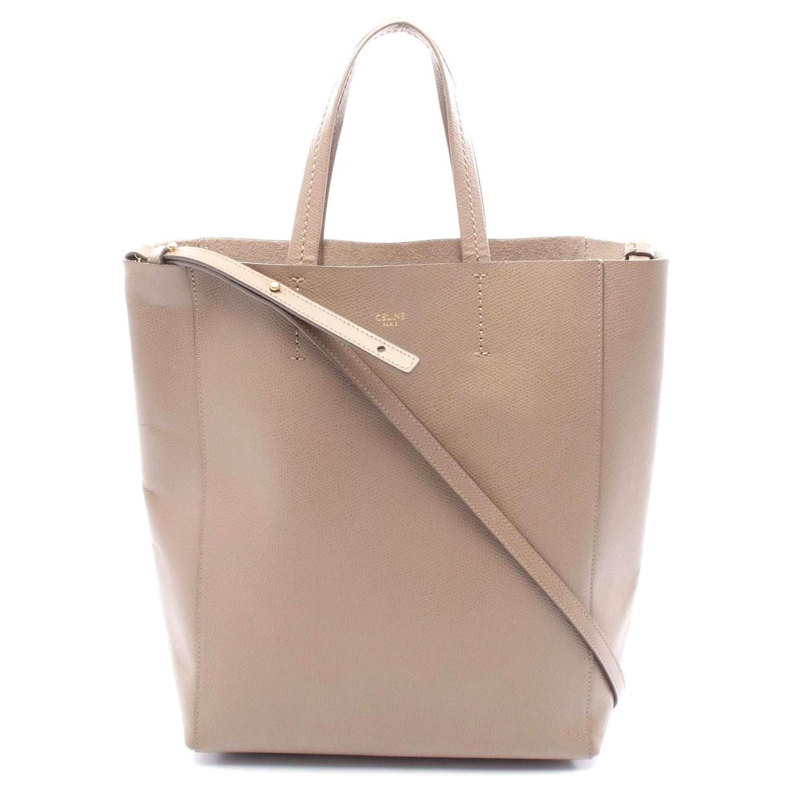 Céline Sac cabas vertical en cuir Celine petit modèle Veau façon