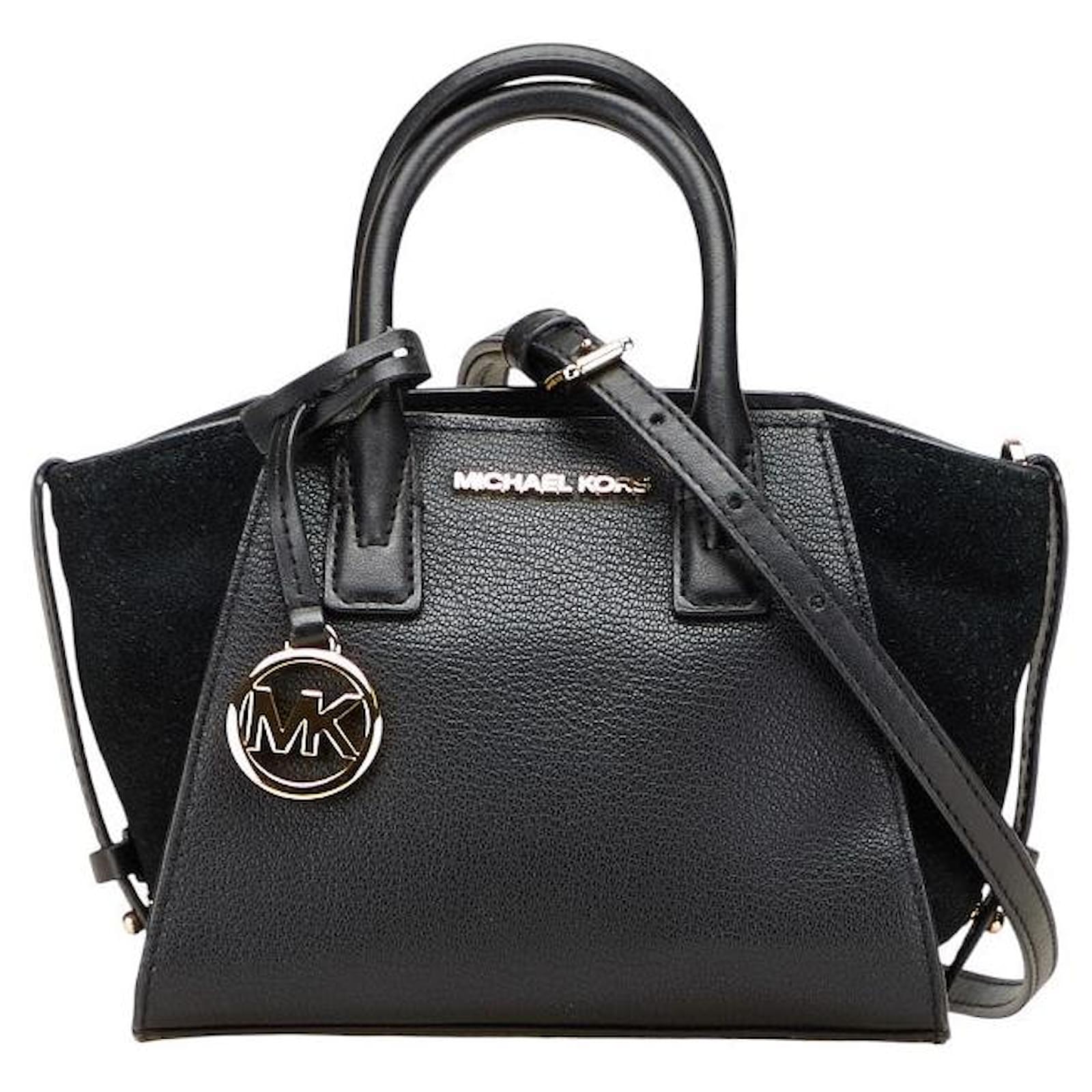 MICHAEL KORS ✴︎レザー2wayバッグ新品 Michael Kors Leather 2way Handbag Black ref.JC2556422 (Sold