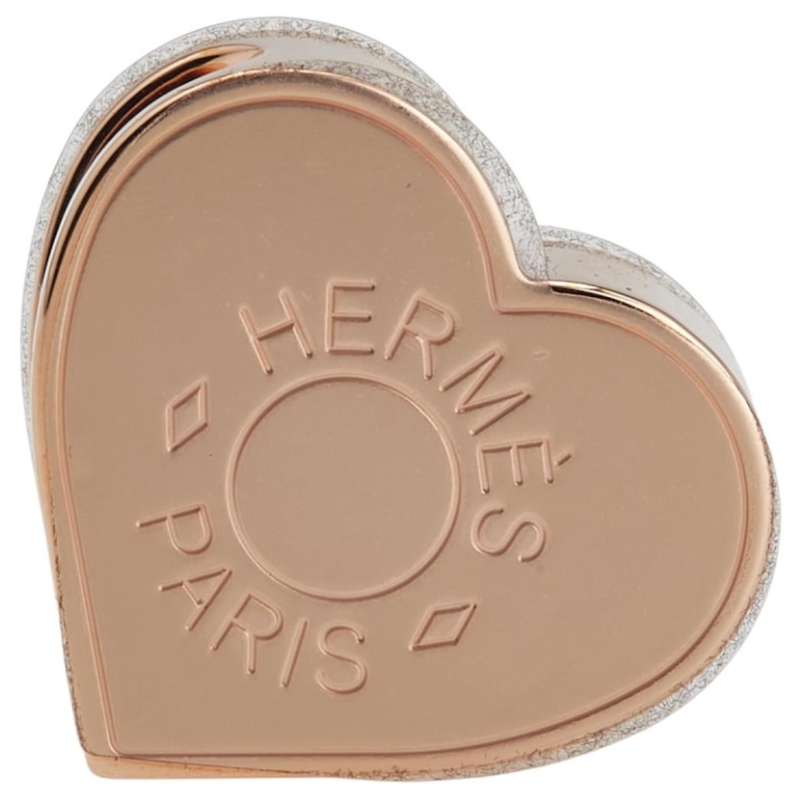 Hermès Hermes Mini Cour Pink Gold Twilly Scarf Ring Golden ref