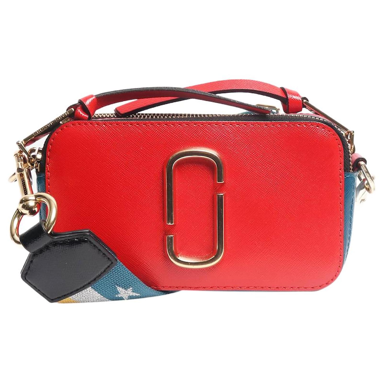Marc Jacobs Red Snapshot leather crossbody bag Joli