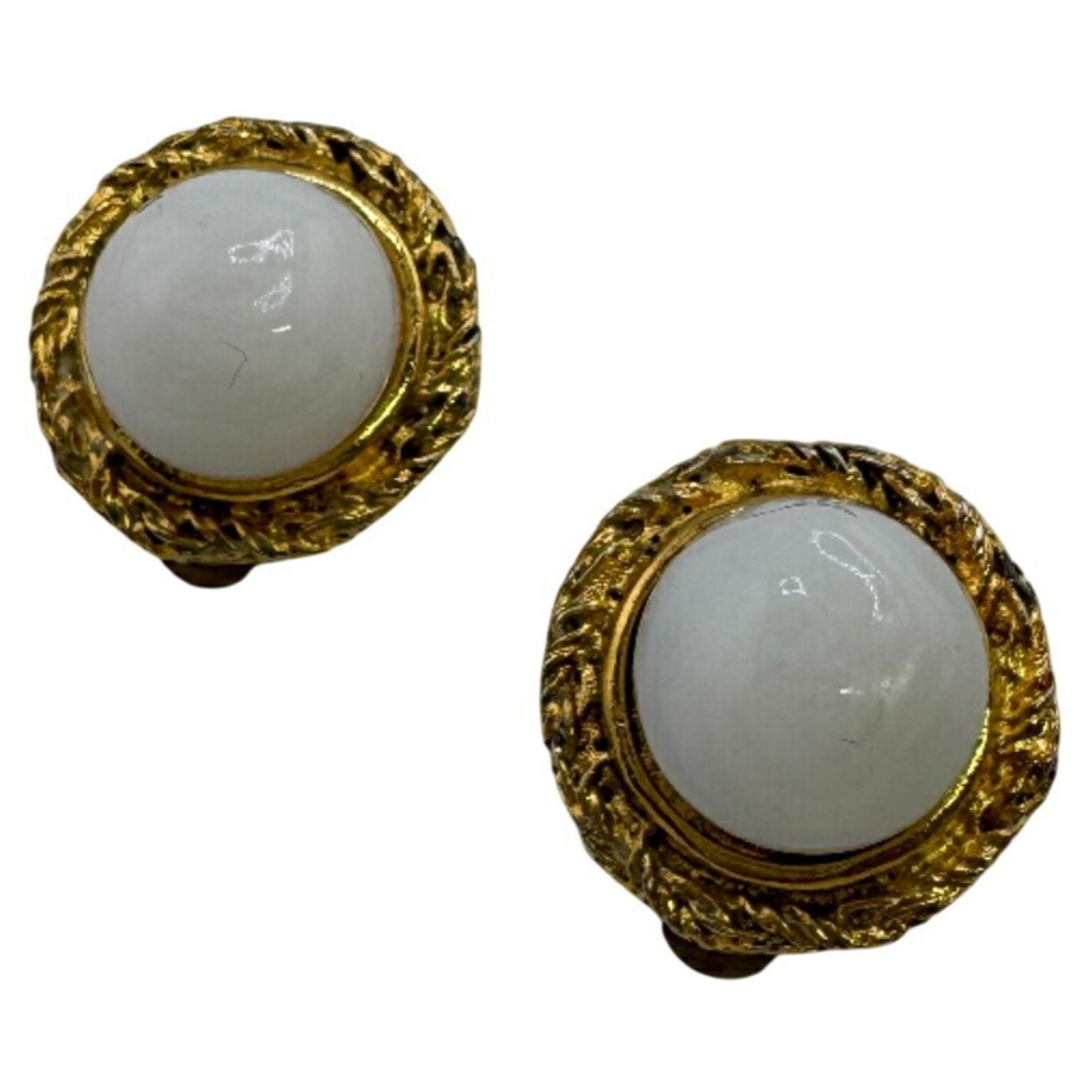 Boucles D’oreilles Vintage En Plaqué Argent – Occasion, Style Rétro