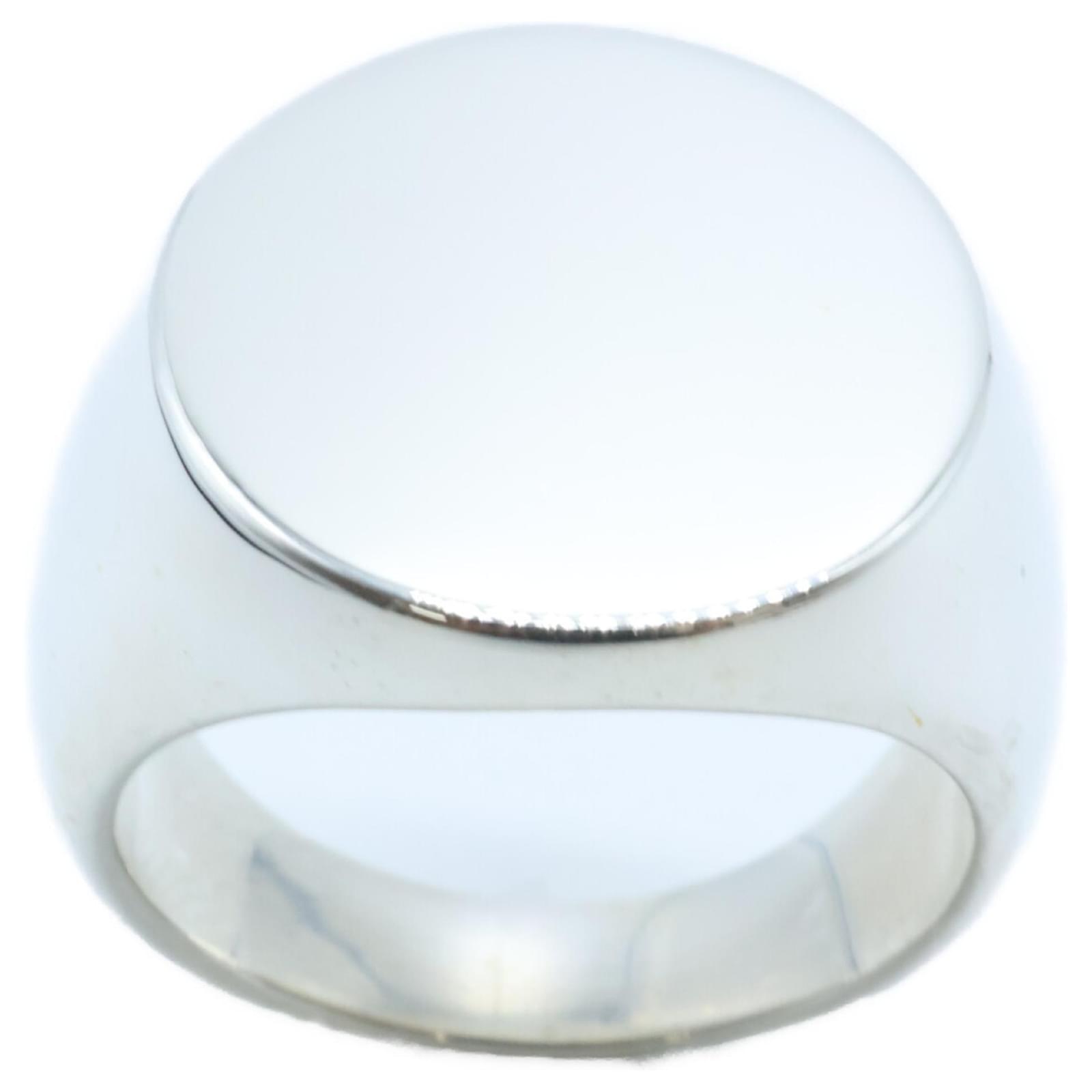 Tiffany Co Tiffany Ag925 Vintage Oval Signet Ring in Silver