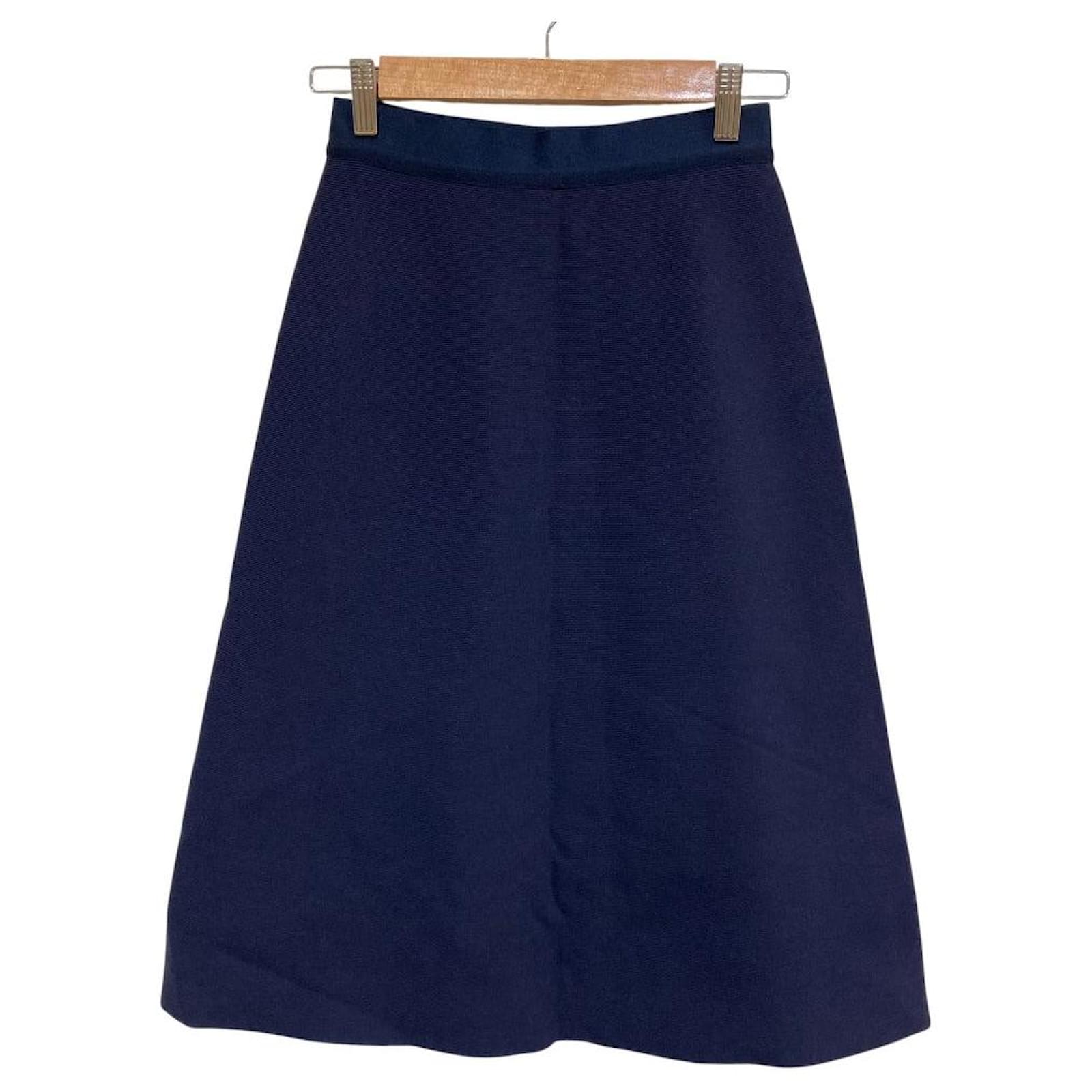 Tory Burch Knit Skirt Blue Navy blue ref.2576642 - Joli Closet