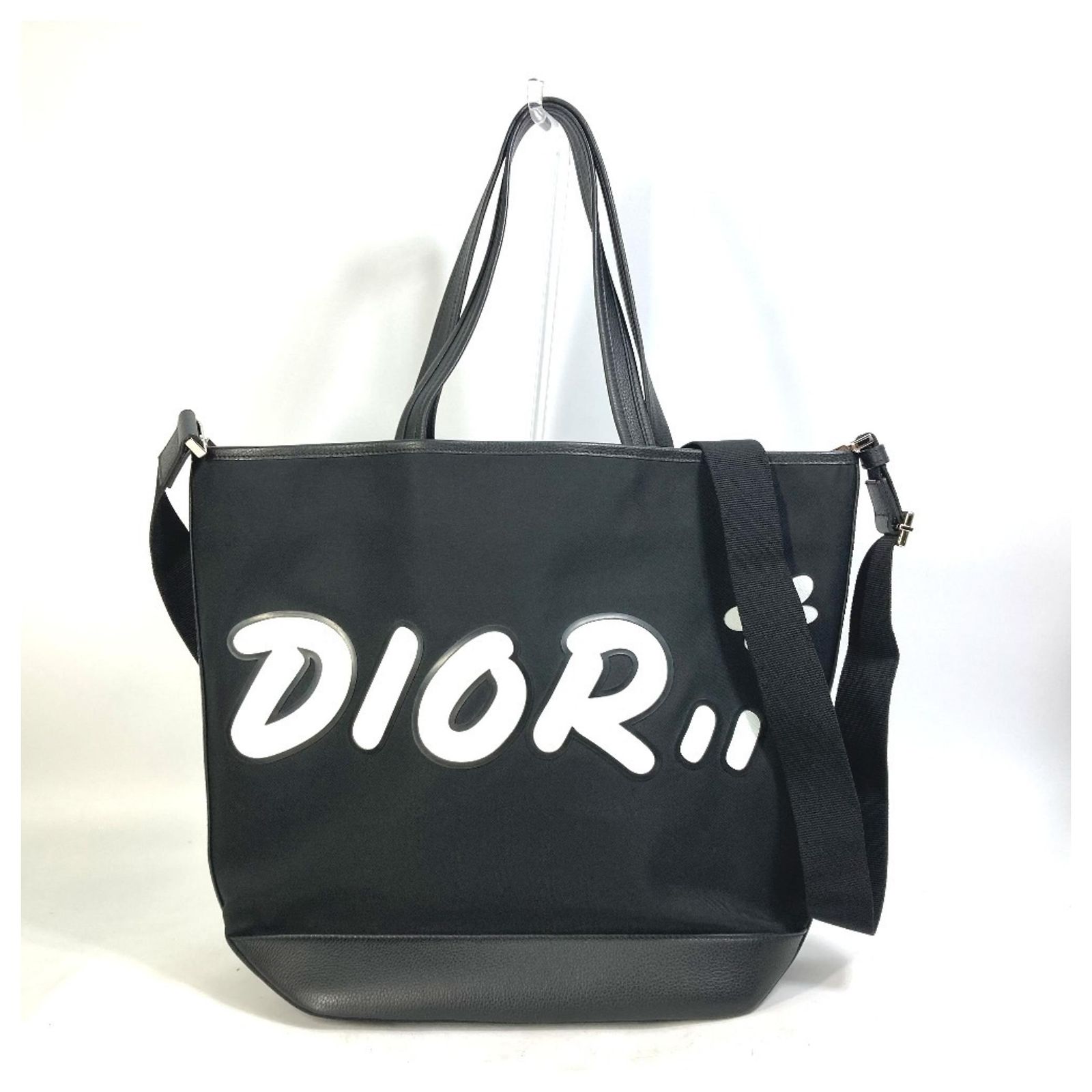 Christian Dior Dior Homme Kaws Collaboration Black Nylon Shoulder 