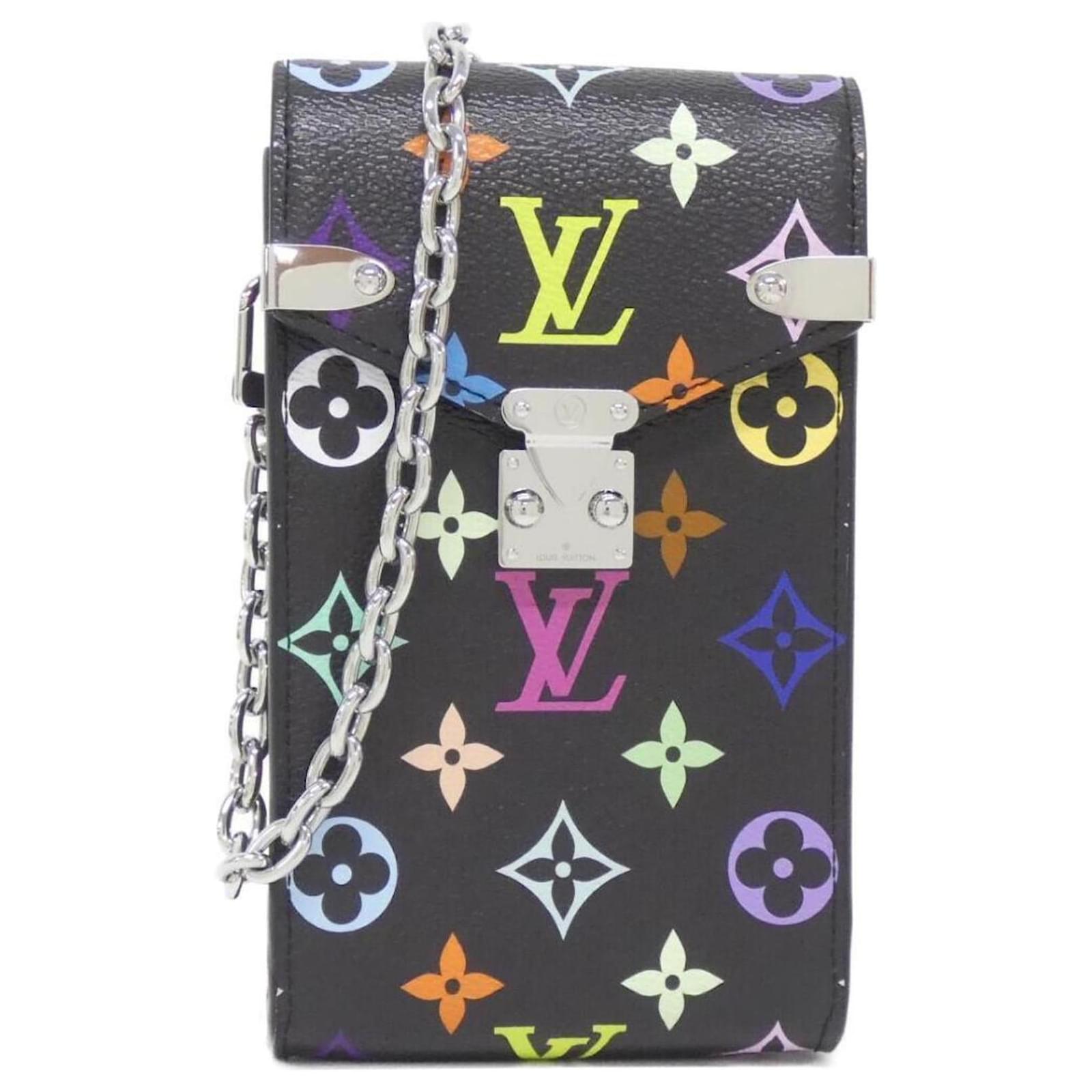 Louis Vuitton Multicolore Phone Pouch Metis Black Cloth ref