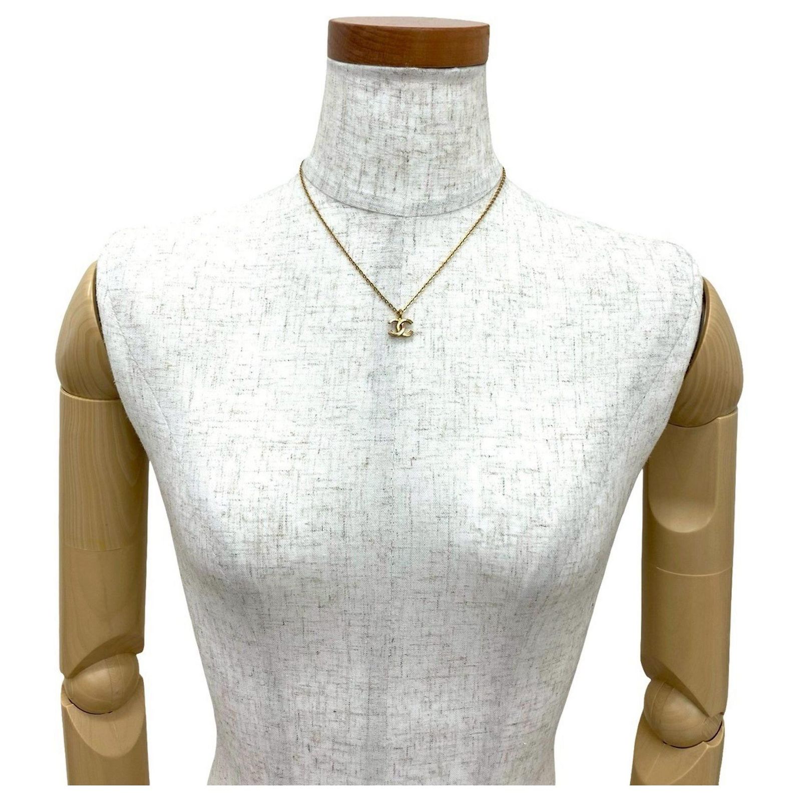 Collier Choker Plaqué Or Grosse Germany 1974 - Occasion Vintage - Ras Du Cou Doré
