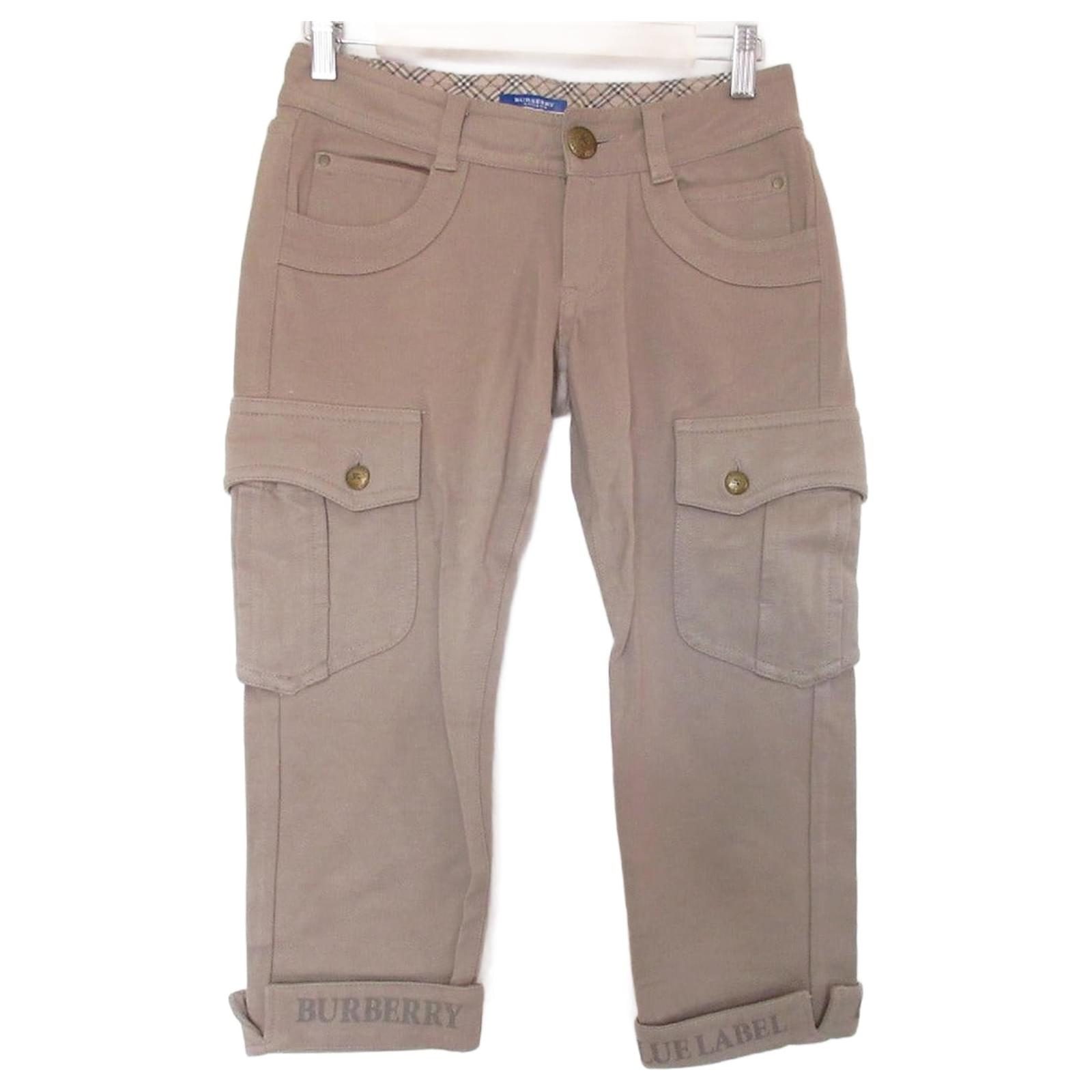 Burberry Blue Label コーデュロイショートパンツ 36 正規品 新品 BURBERRY BLUE LABEL ストレッチ ショートパンツ 36 レディース