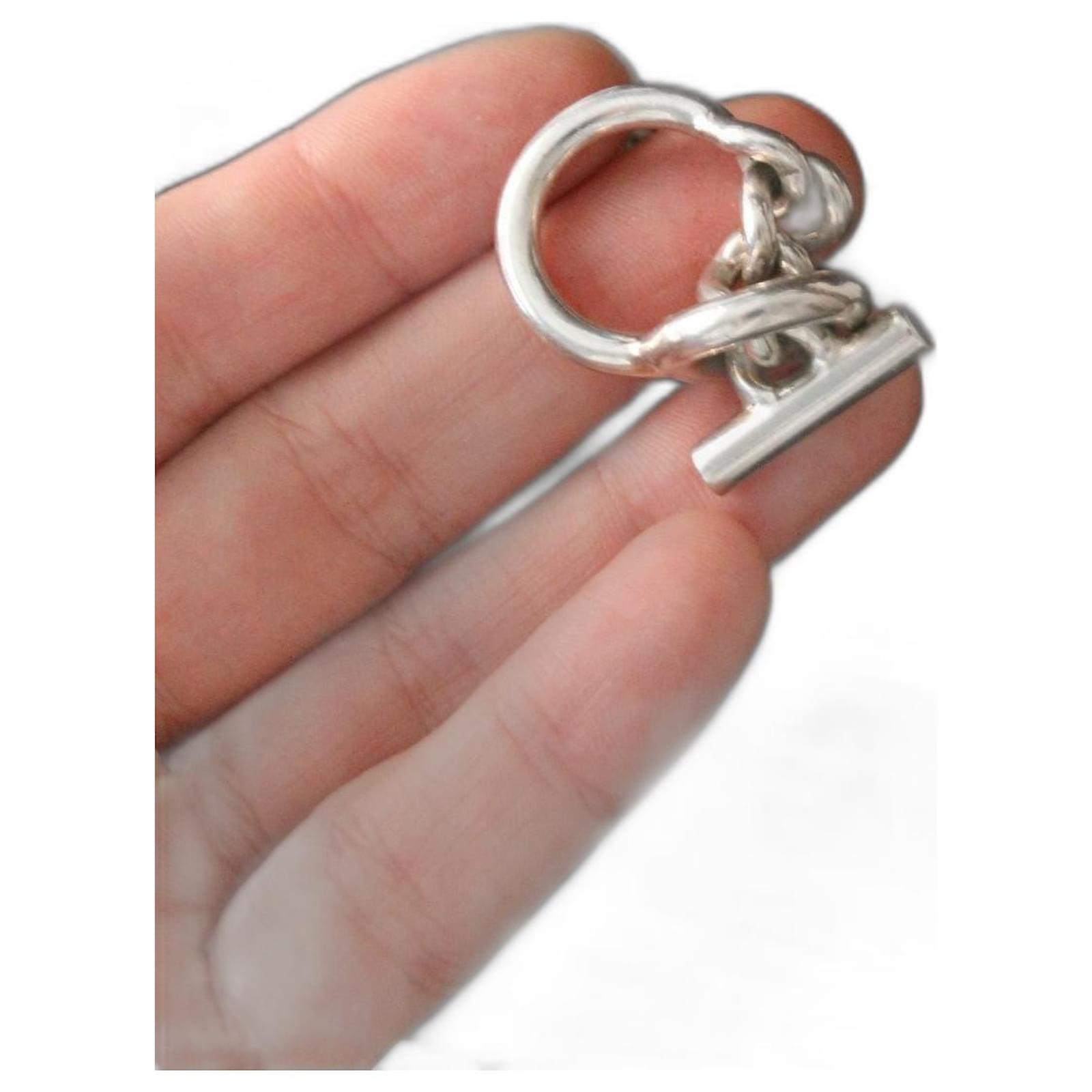 Hermès Silberring Modell Croisette Geld Joli Closet