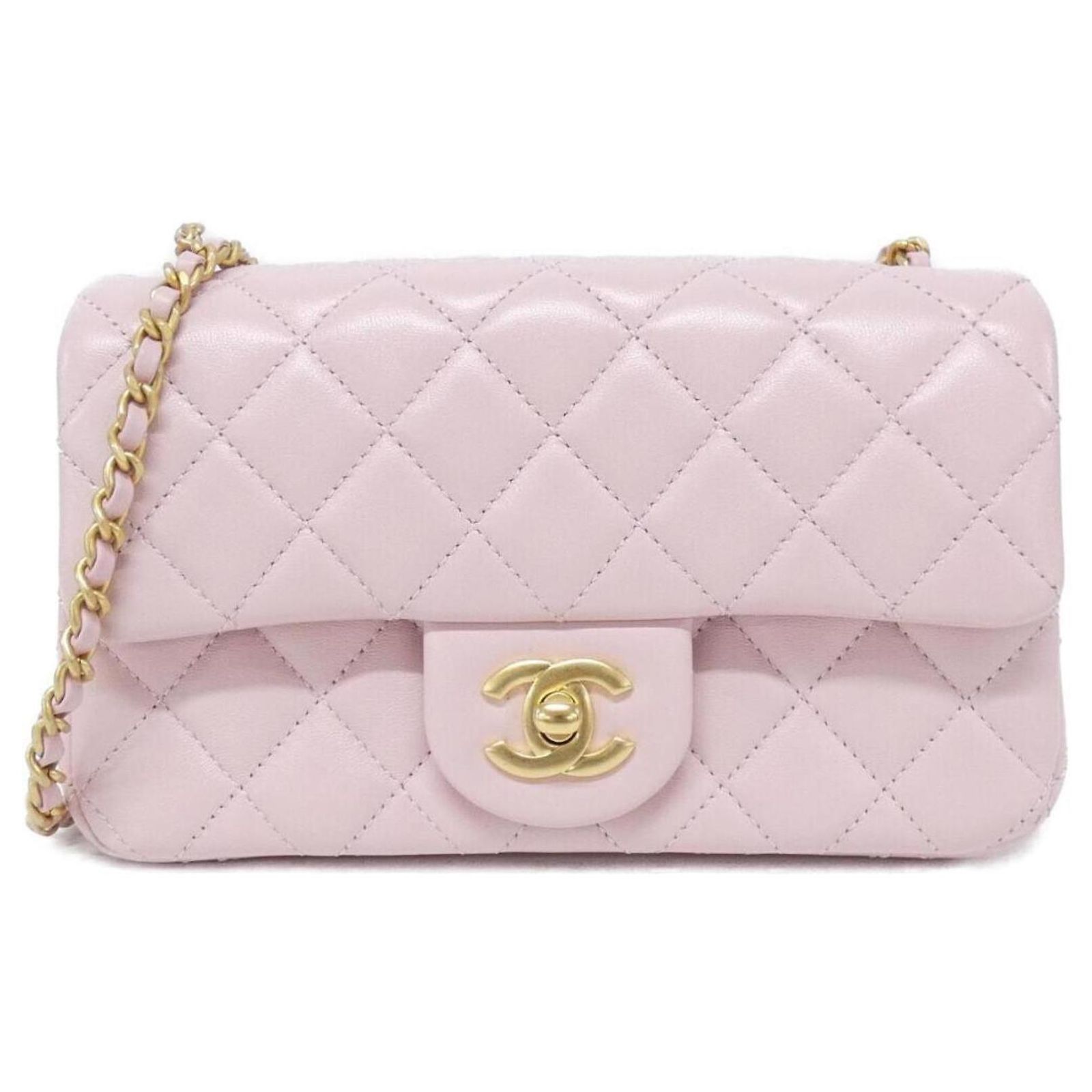 Chanel AS1787 Light Pink Shoulder Bag Leather ref.JC2587389 (Sold 