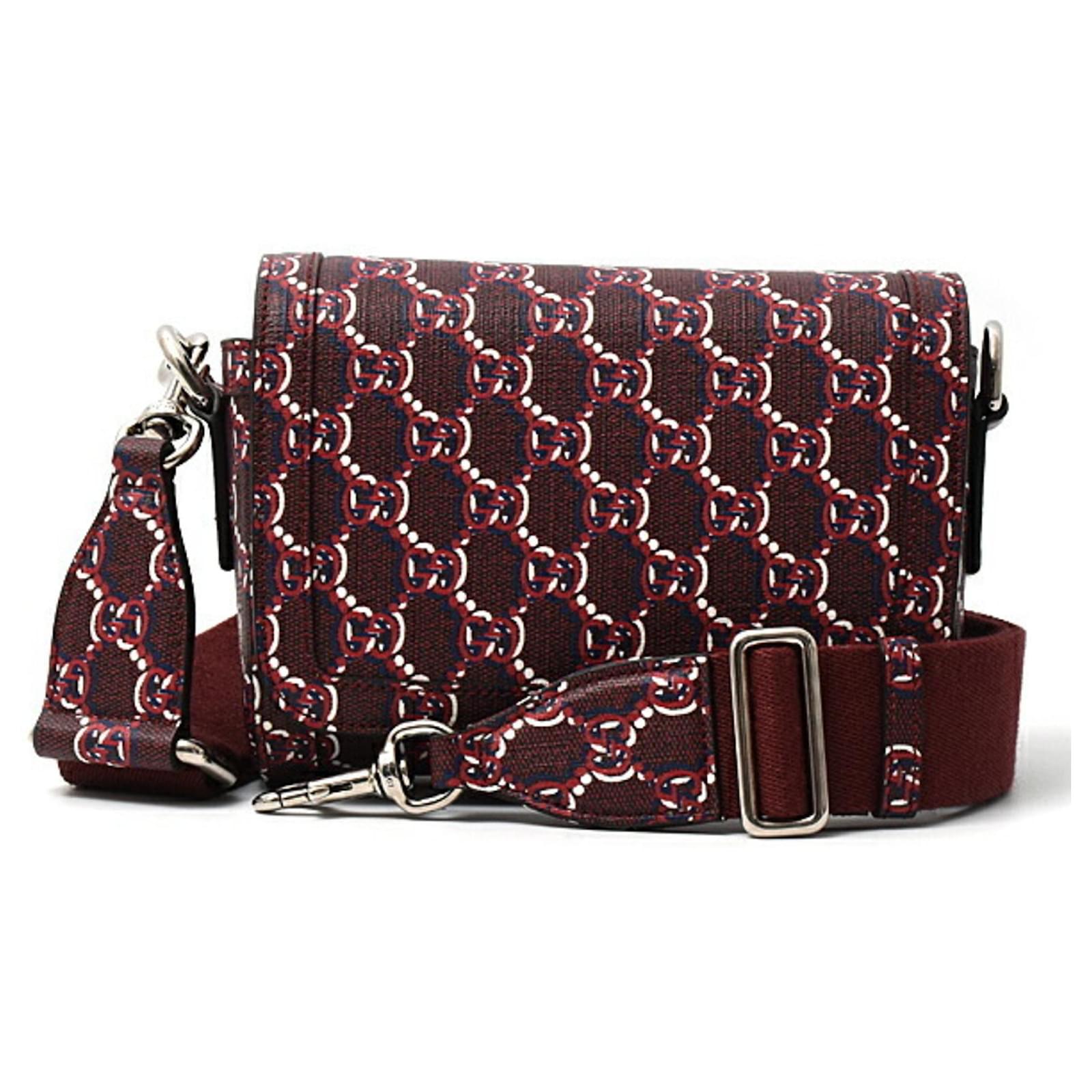 ショルダーバッグ GUCCI GUCCI Jackie 1961 leather-trimmed printed coated-canvas shoulder