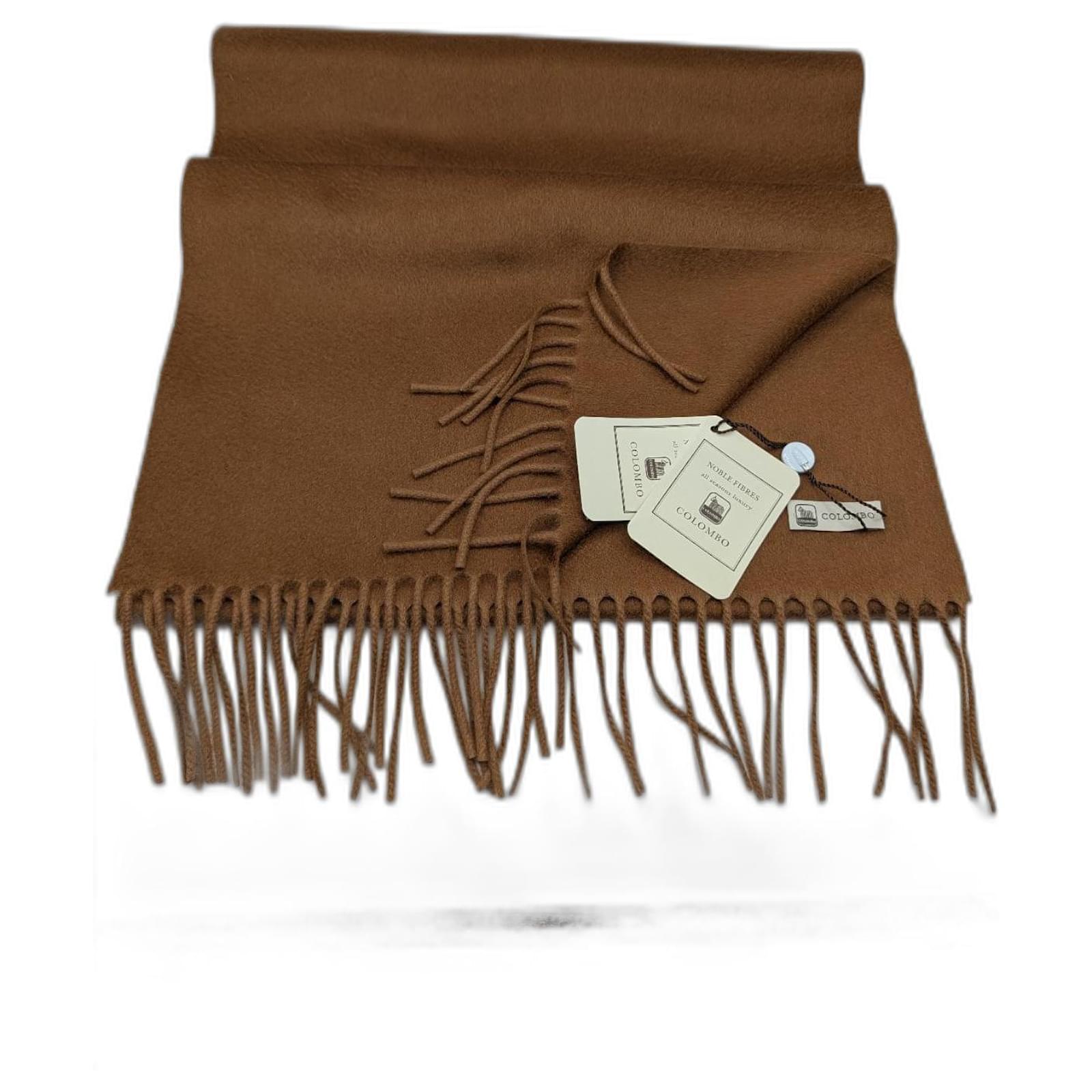 Lanificio Colombo scarf Camel Cashmere ref.2591778 - Joli Closet
