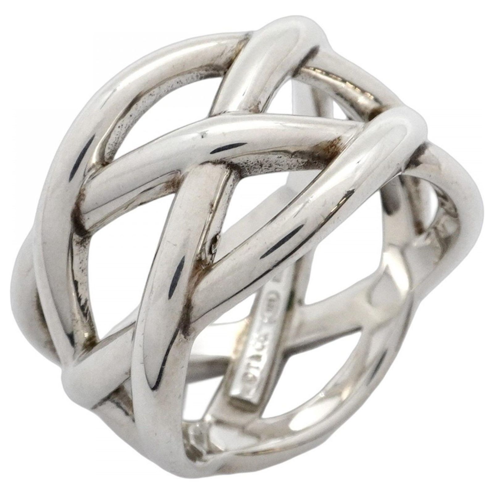 Tiffany & Co Tiffany Celtic Knot Band Ring Silver ref.JC2597711 