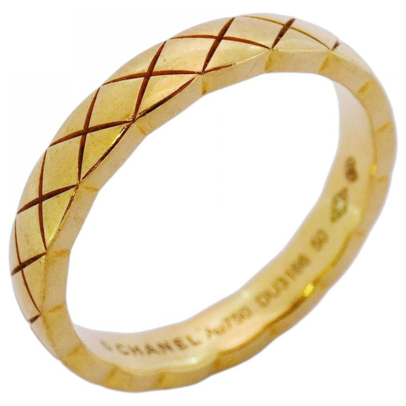 Chanel Coco Crush Band Ring Yellow gold ref.2599142 - Joli Closet