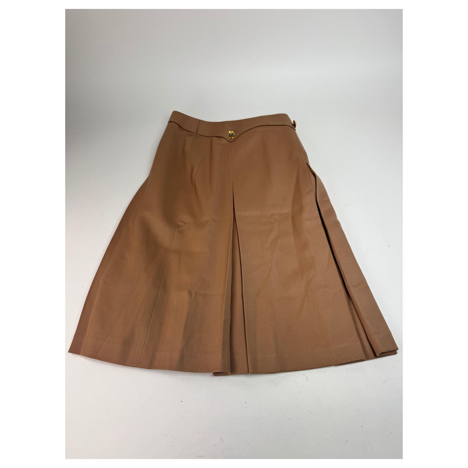 Céline Vintage Celine Paris Wool Skirt Brown M ref.2601840 - Joli