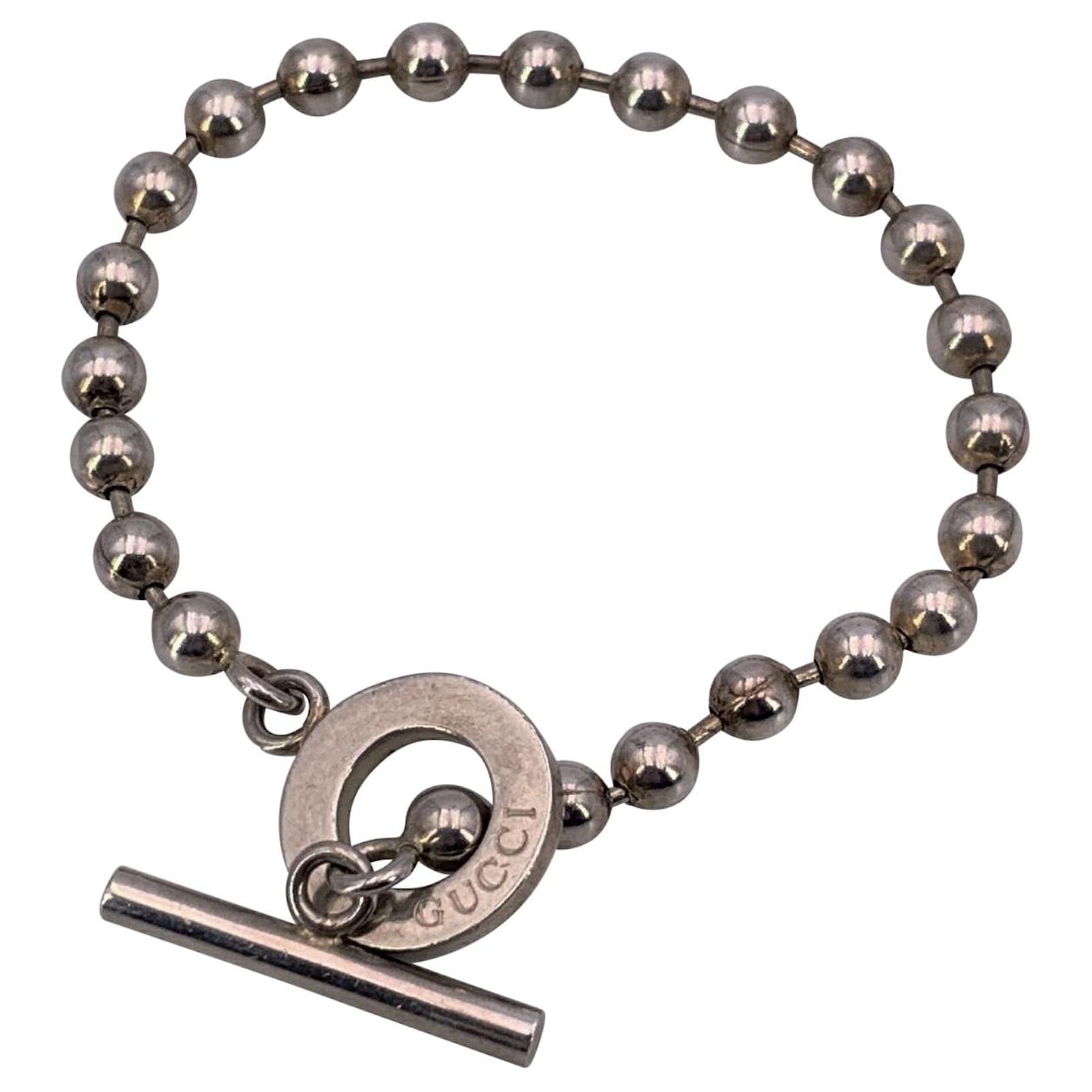 Gucci Silver Bracelet Silvery Metallic Metal ref.2602517 - Joli Closet