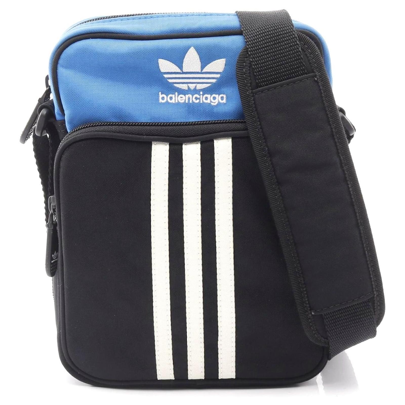 Balenciaga x adidas Canvas Shoulder Bag Black Cloth ref.2602801
