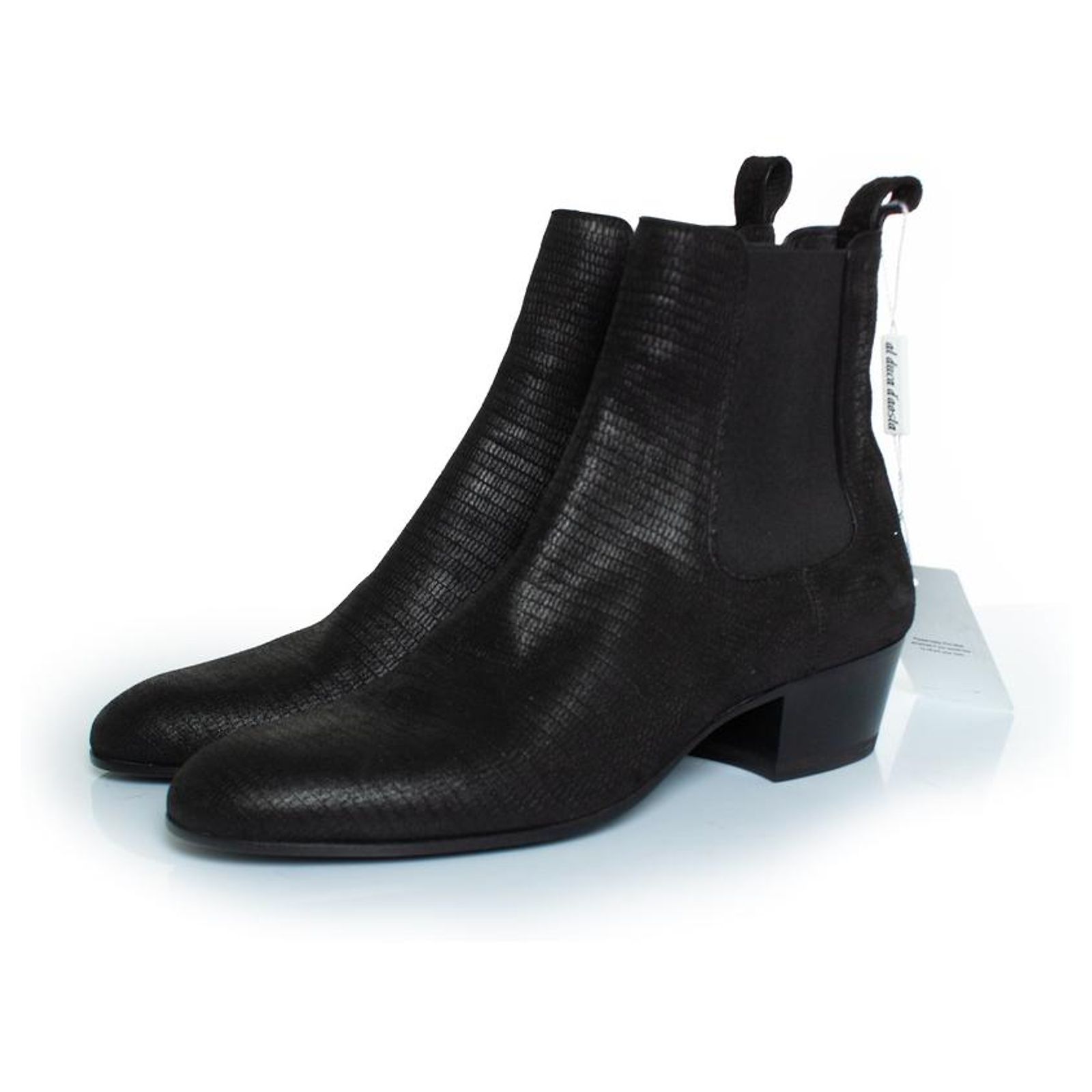 Saint Laurent Cole 45 lizard effect Chelsea boots ref.2602975