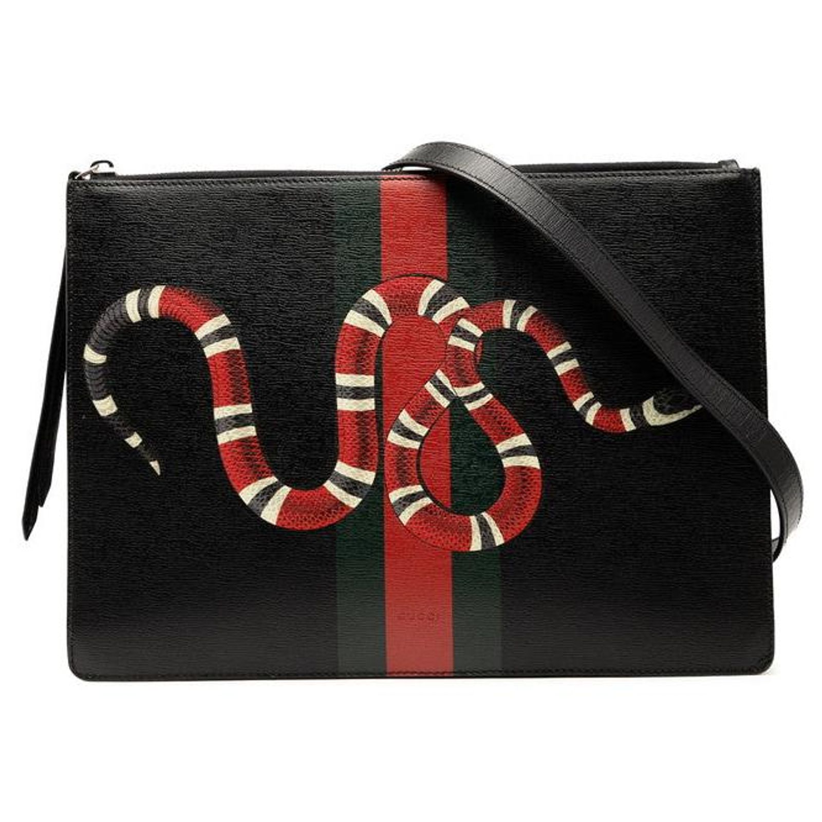 Gucci Line Design Gucci Sheline Line 2way Bag Leather Black ref.2603520 - Joli Closet